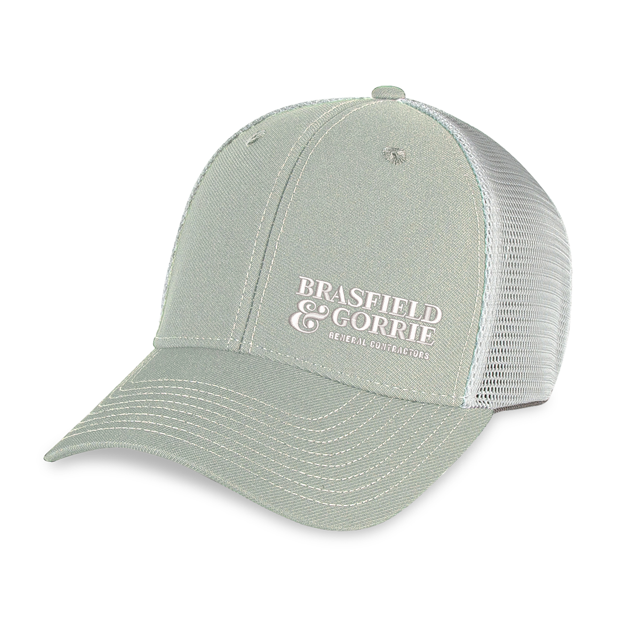 Picture of Merrimack Hat Co. Casey Performance Trucker - Grey-White