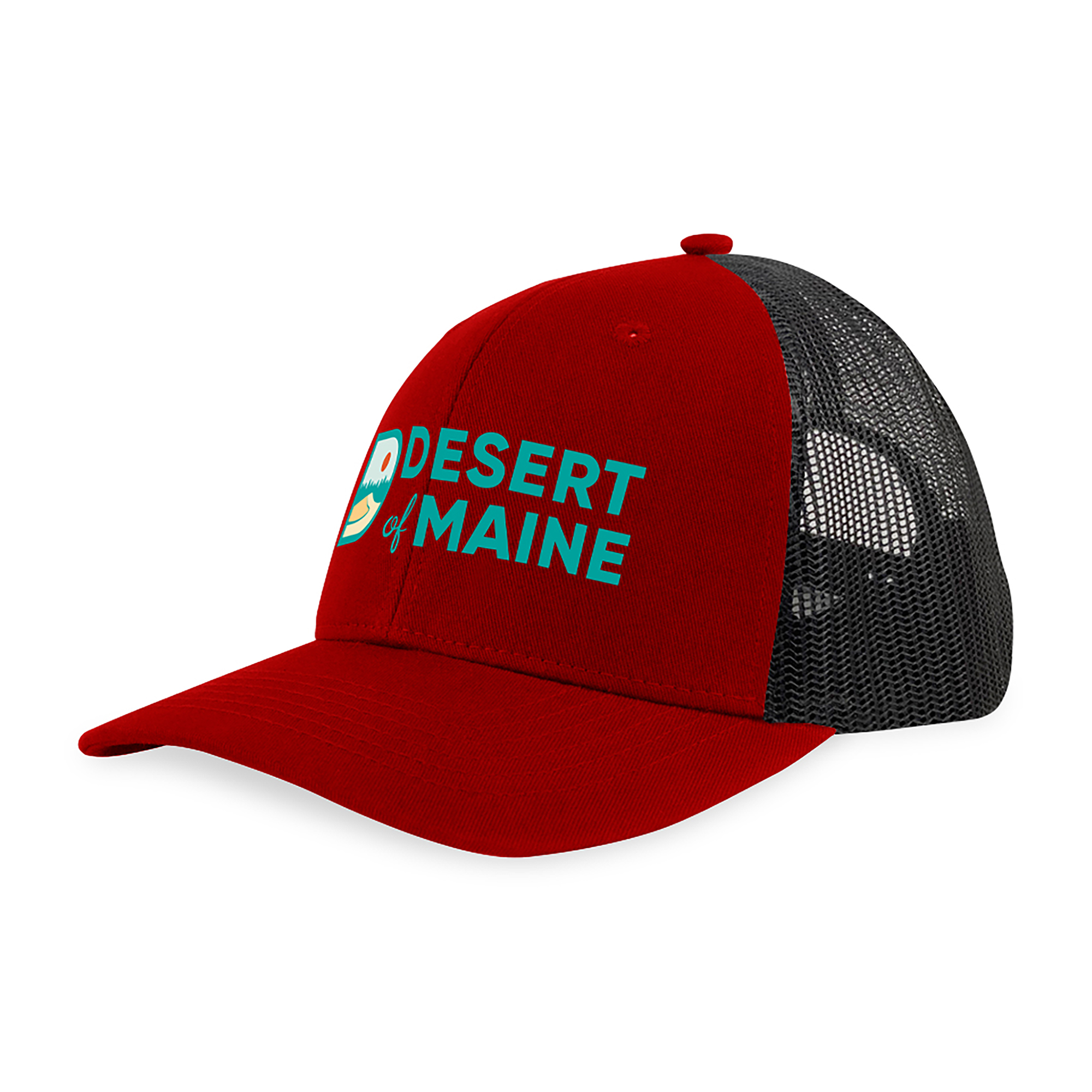 Picture of Merrimack Hat Co. Colt Trucker - Red-Charcoal