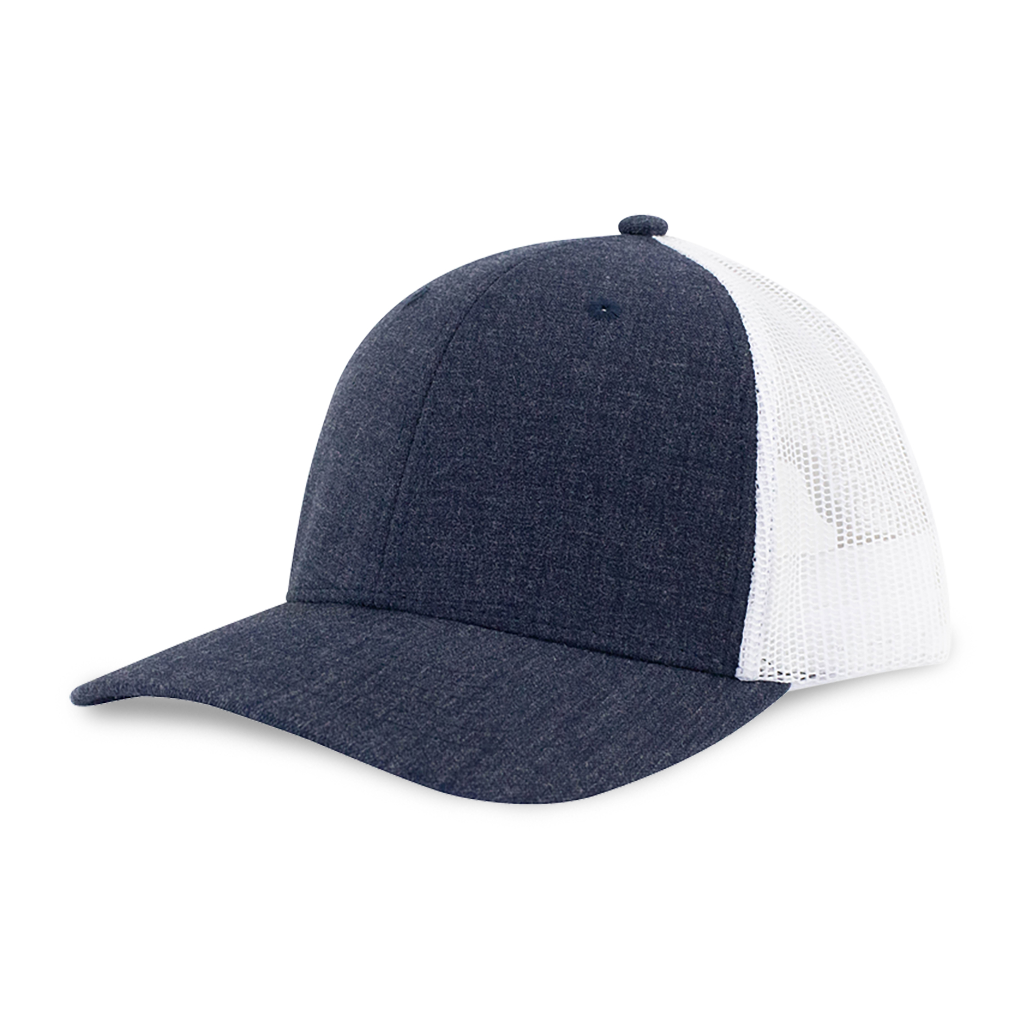 Picture of Merrimack Hat Co. Colt Trucker - Melange Blue-White