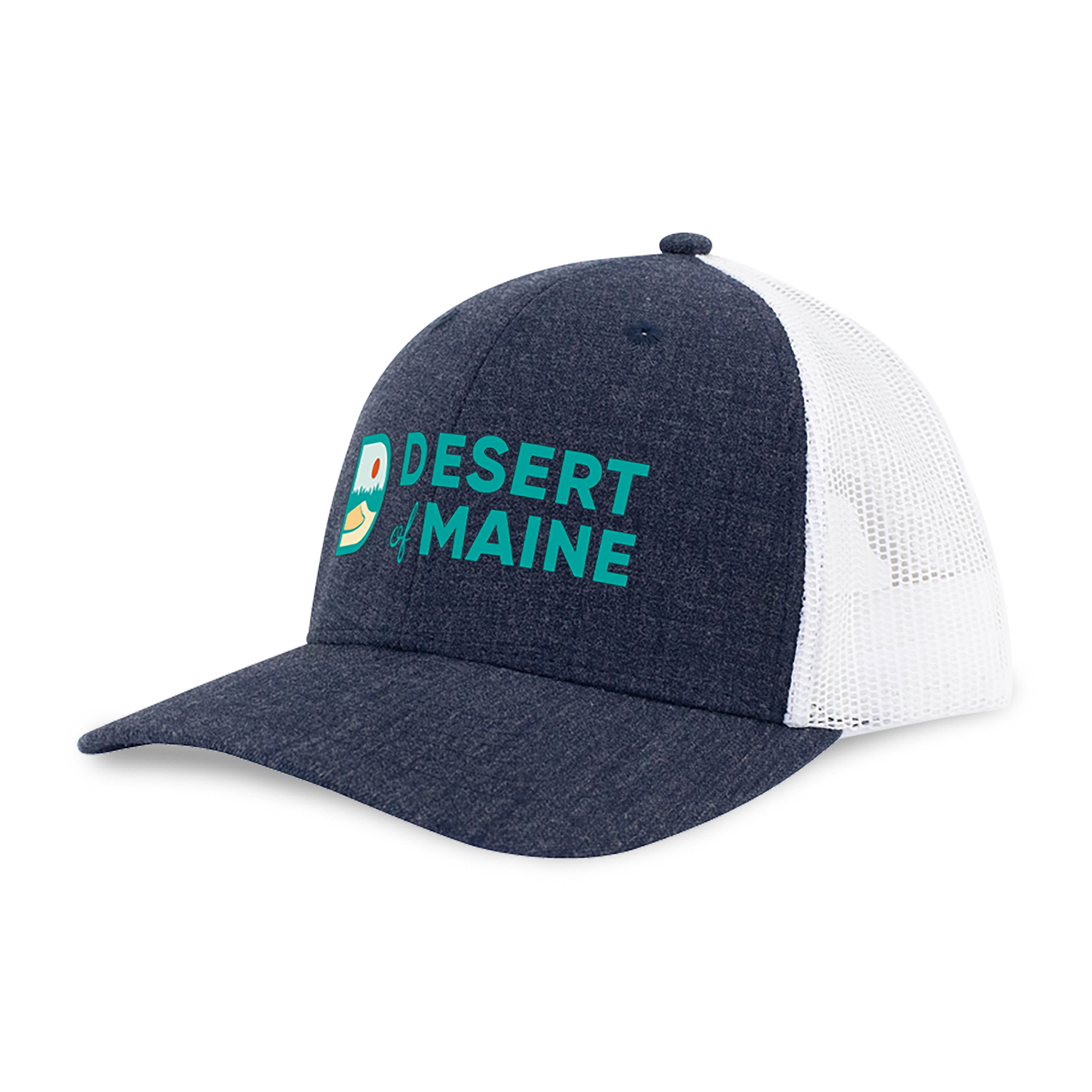 Picture of Merrimack Hat Co. Colt Trucker - Melange Blue-White