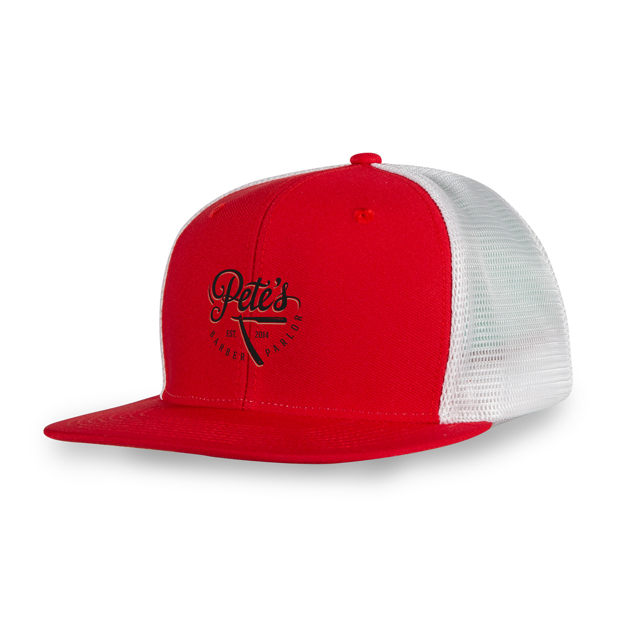 Picture of Merrimack Hat Co. Axel Trucker - Red-White