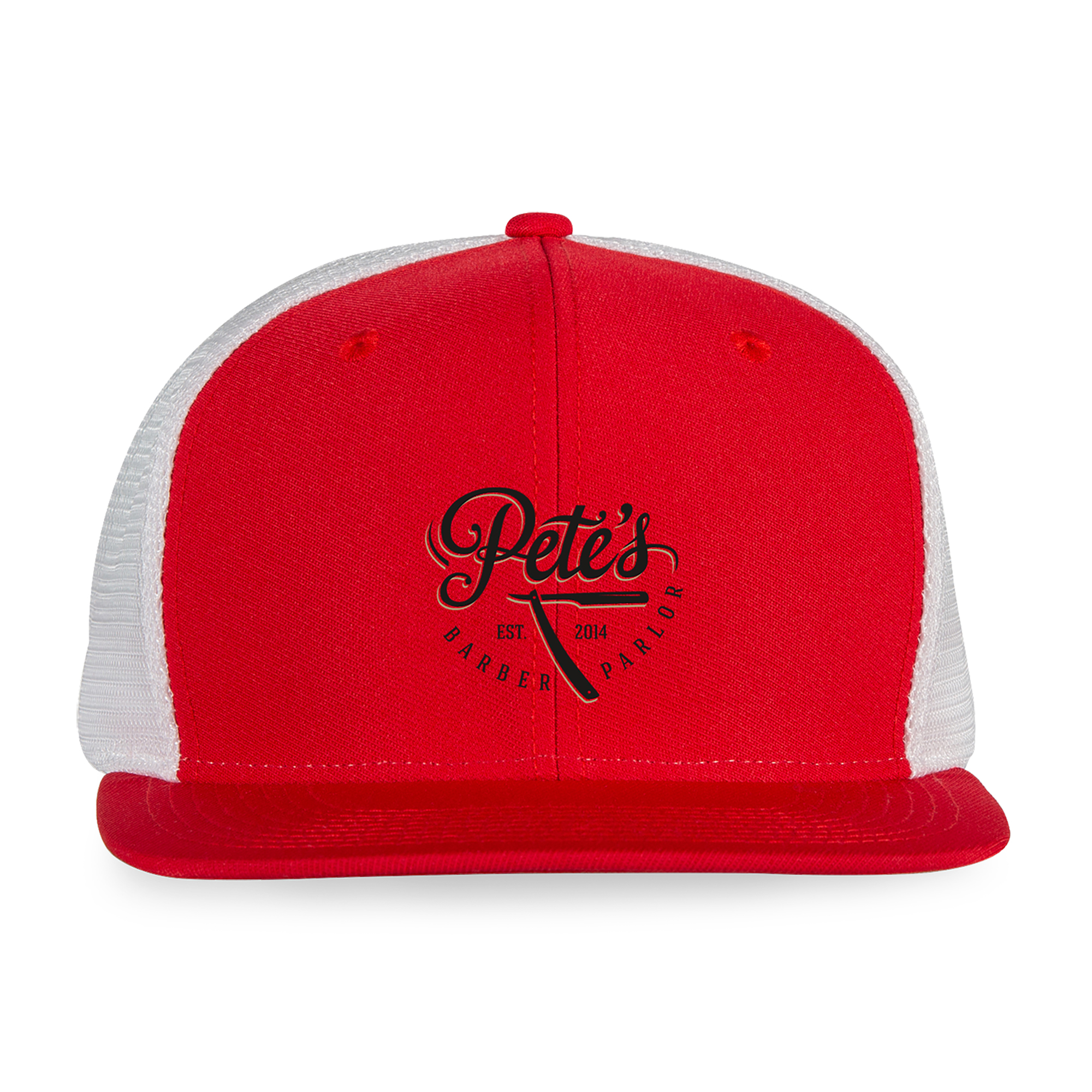Picture of Merrimack Hat Co. Axel Trucker - Red-White