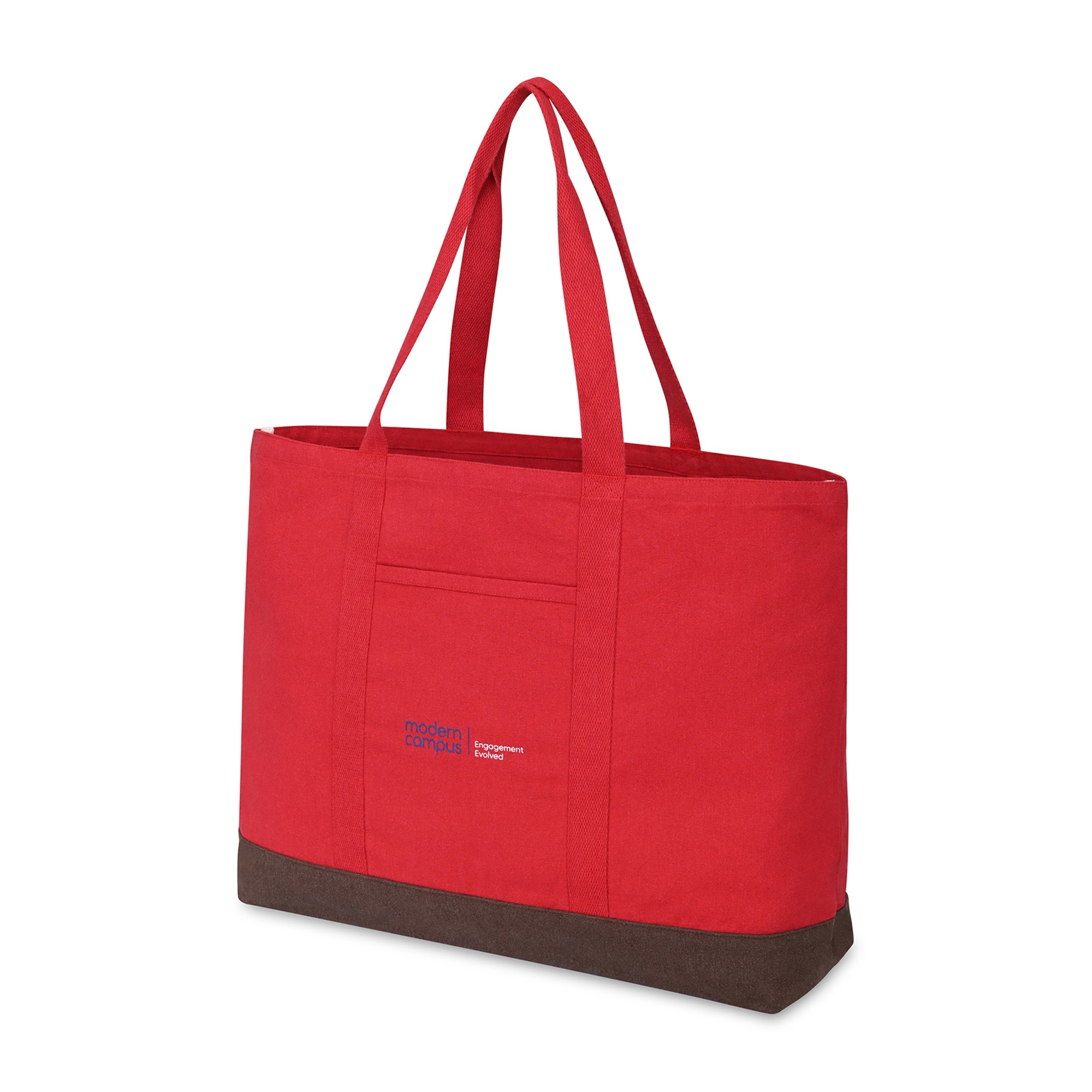 Picture of Ivy Recycled Cotton Carry-All Tote - AWARE - Crimson