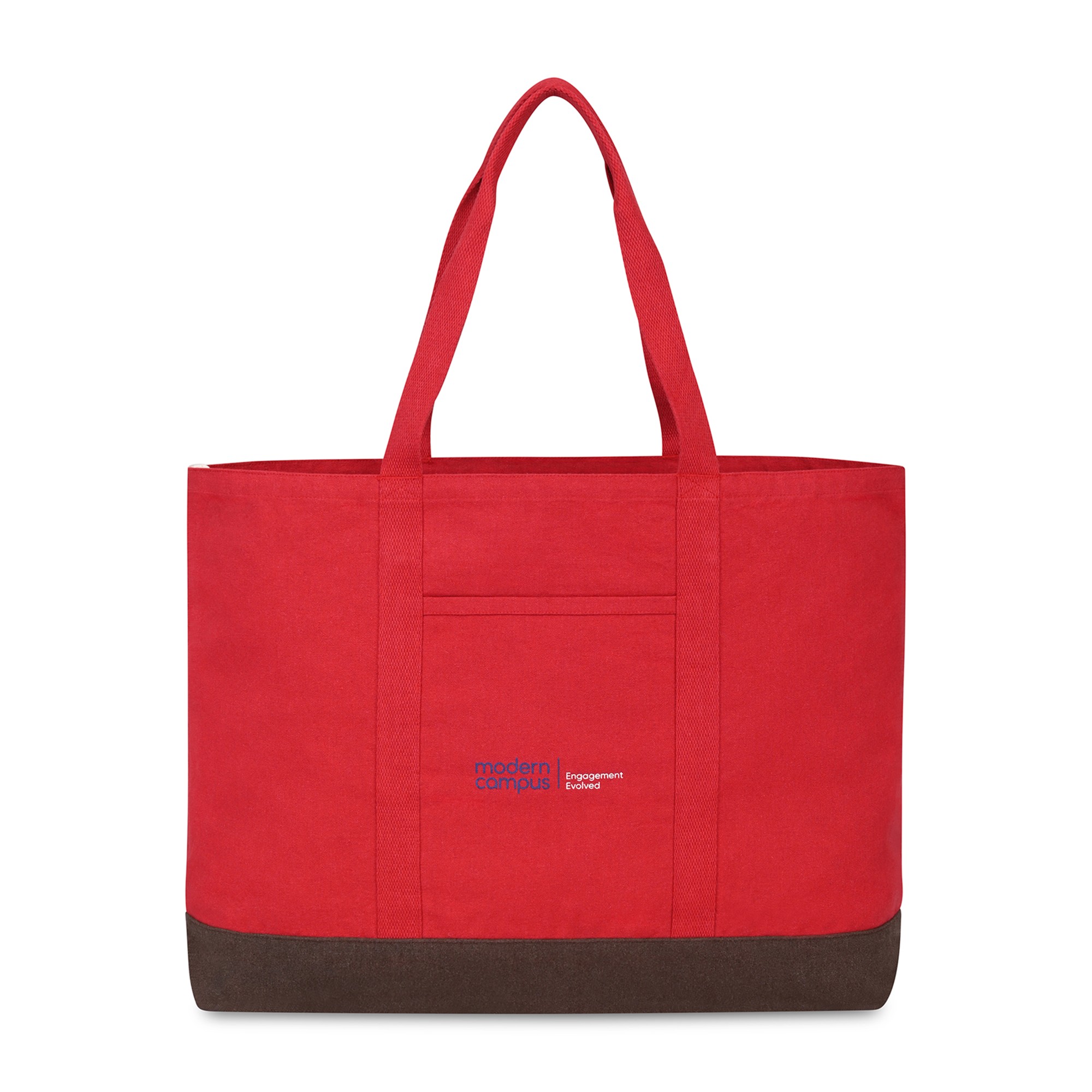 Picture of Ivy Recycled Cotton Carry-All Tote - AWARE - Crimson