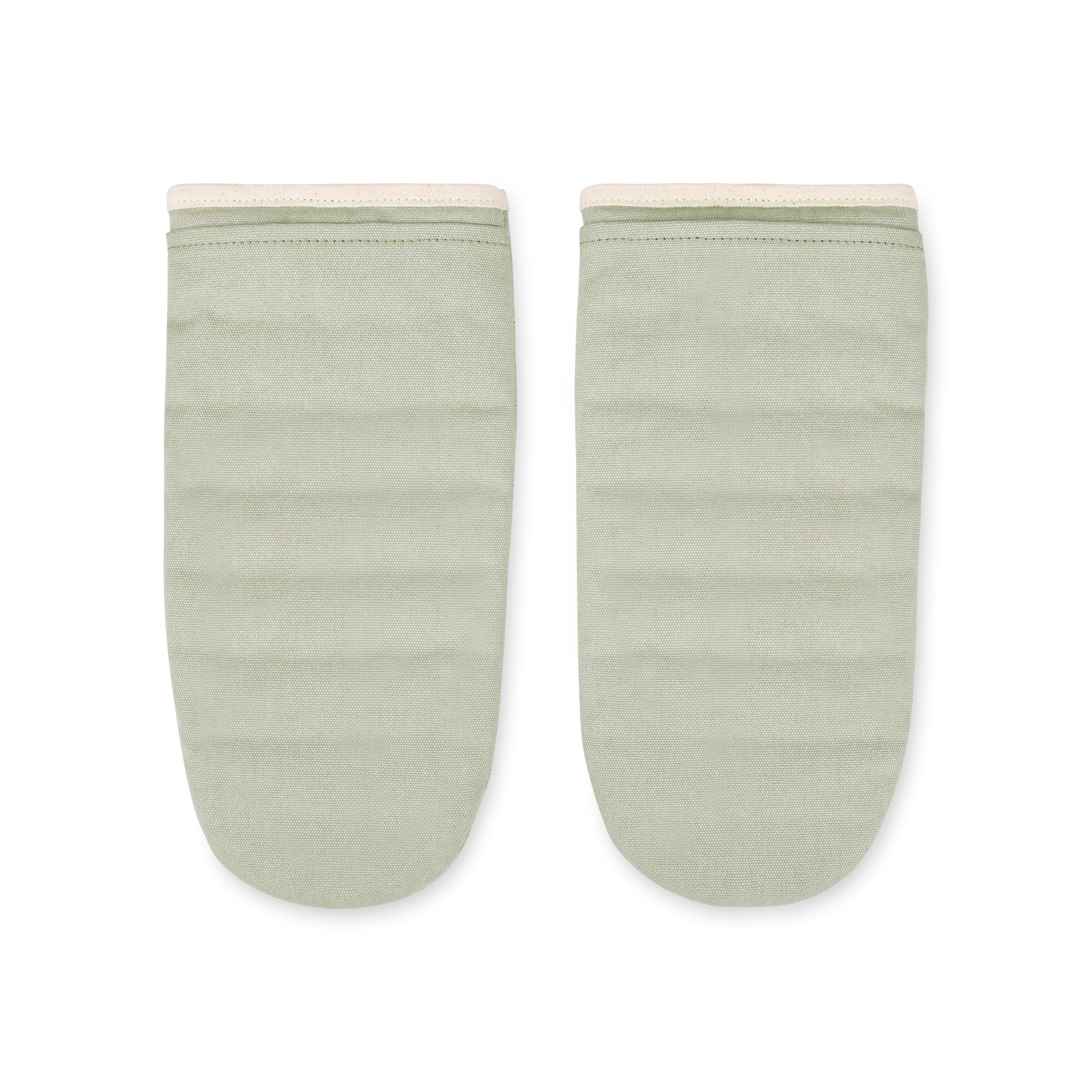 Picture of La Cuisine Recycled Cotton Oven Mitt Set - AWARE - Light Grey