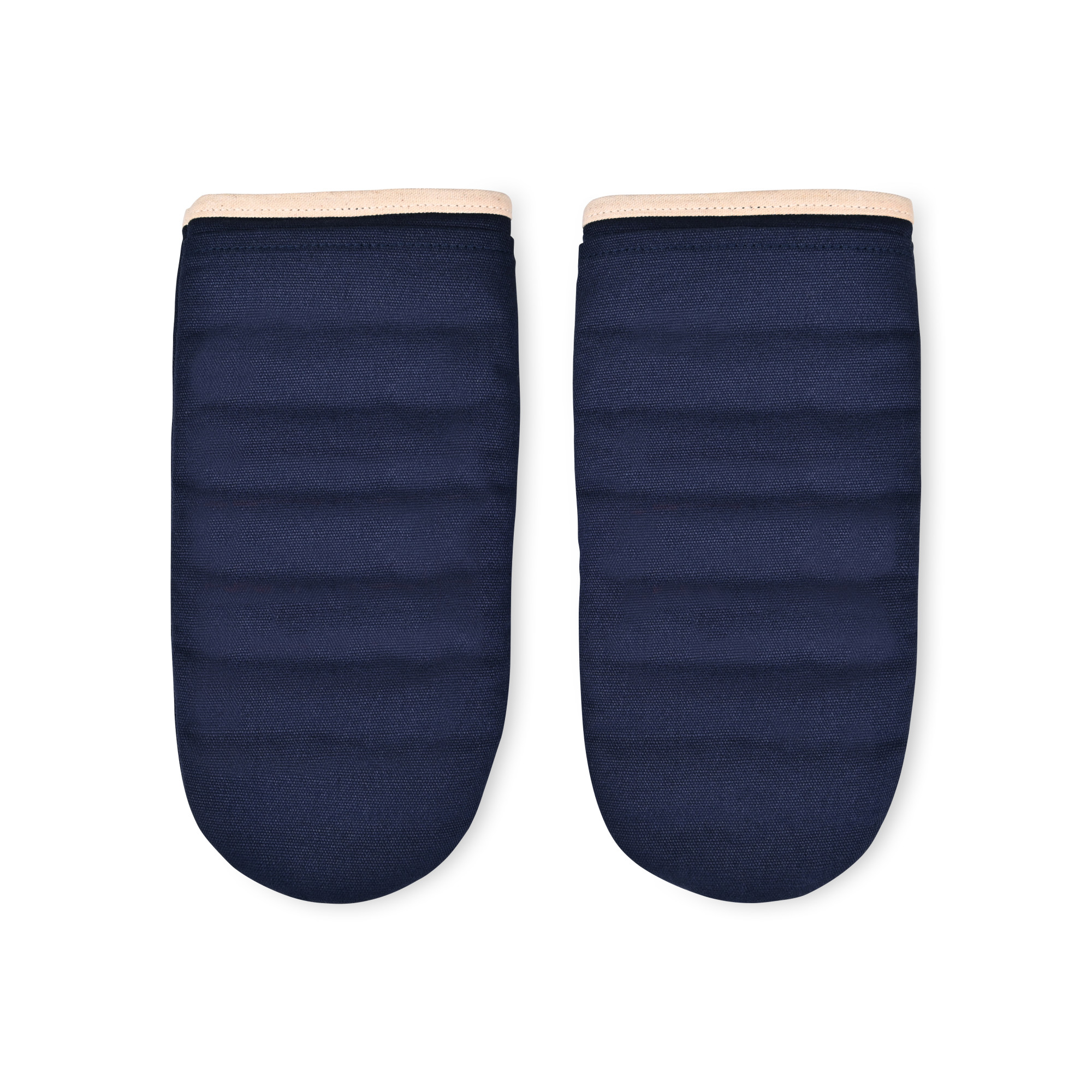 Picture of La Cuisine Recycled Cotton Oven Mitt Set - AWARE - Navy