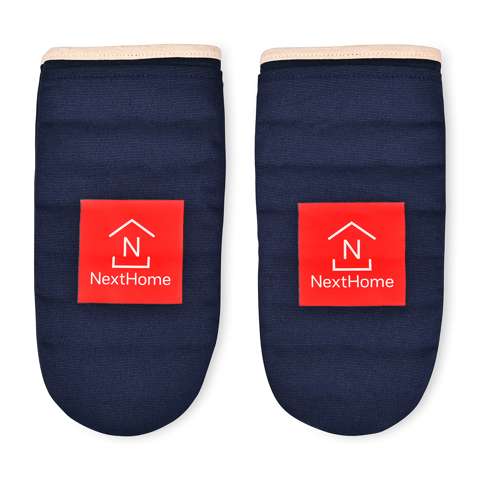 Picture of La Cuisine Recycled Cotton Oven Mitt Set - AWARE - Navy