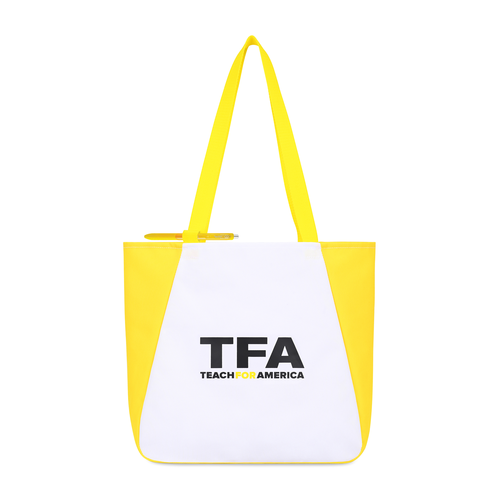 Picture of Arlo Recycled rPET Tote - Yellow