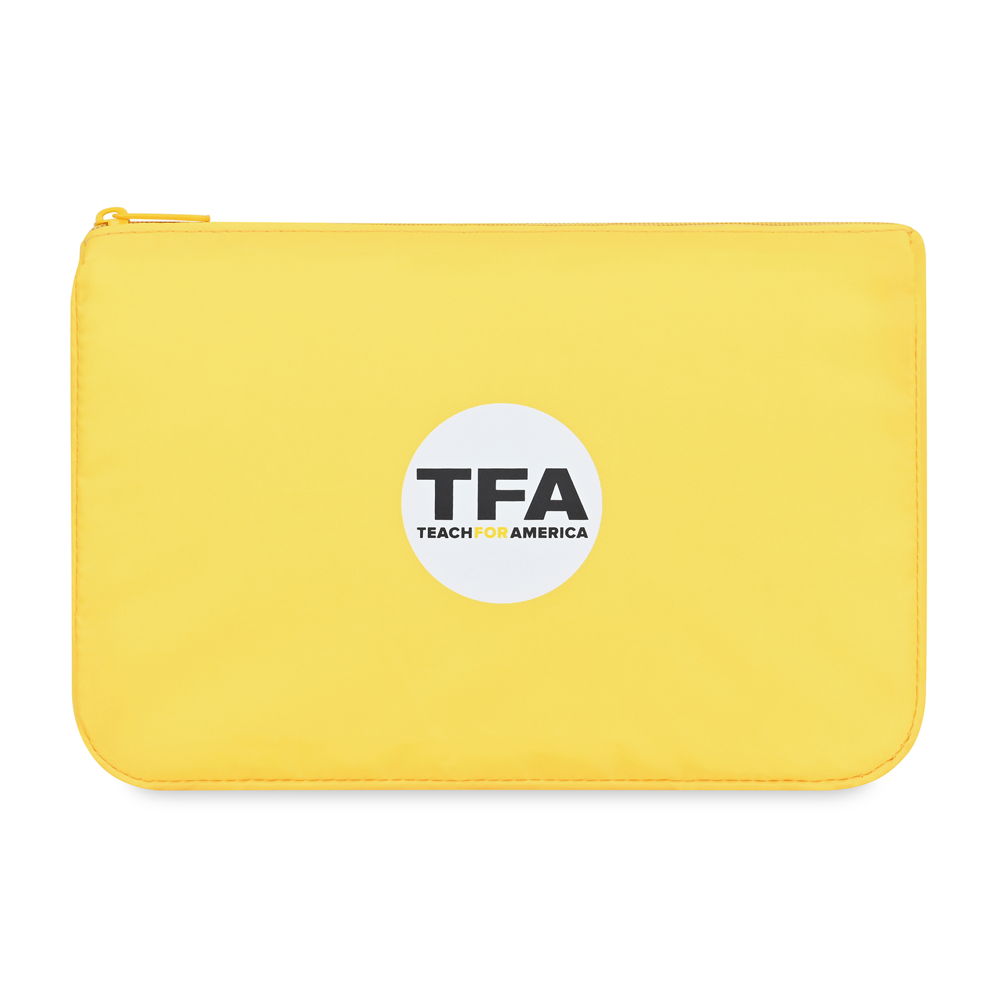 Picture of Arlo Recycled rPET Zippered Pouch - Yellow