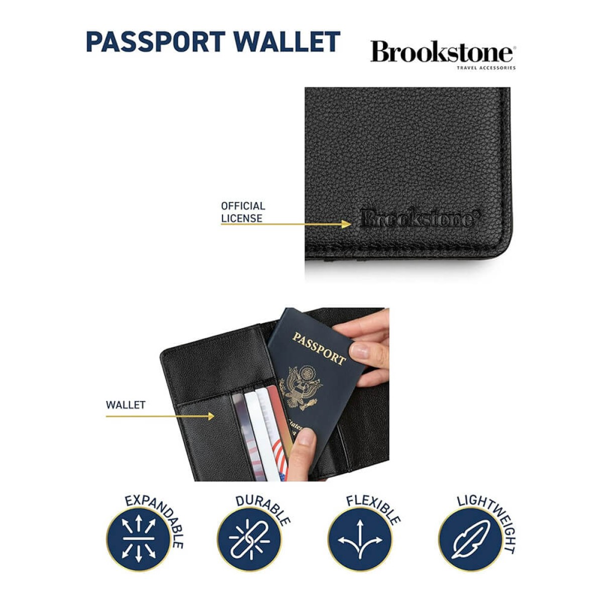 Picture of Brookstone RFID Passport Wallet
