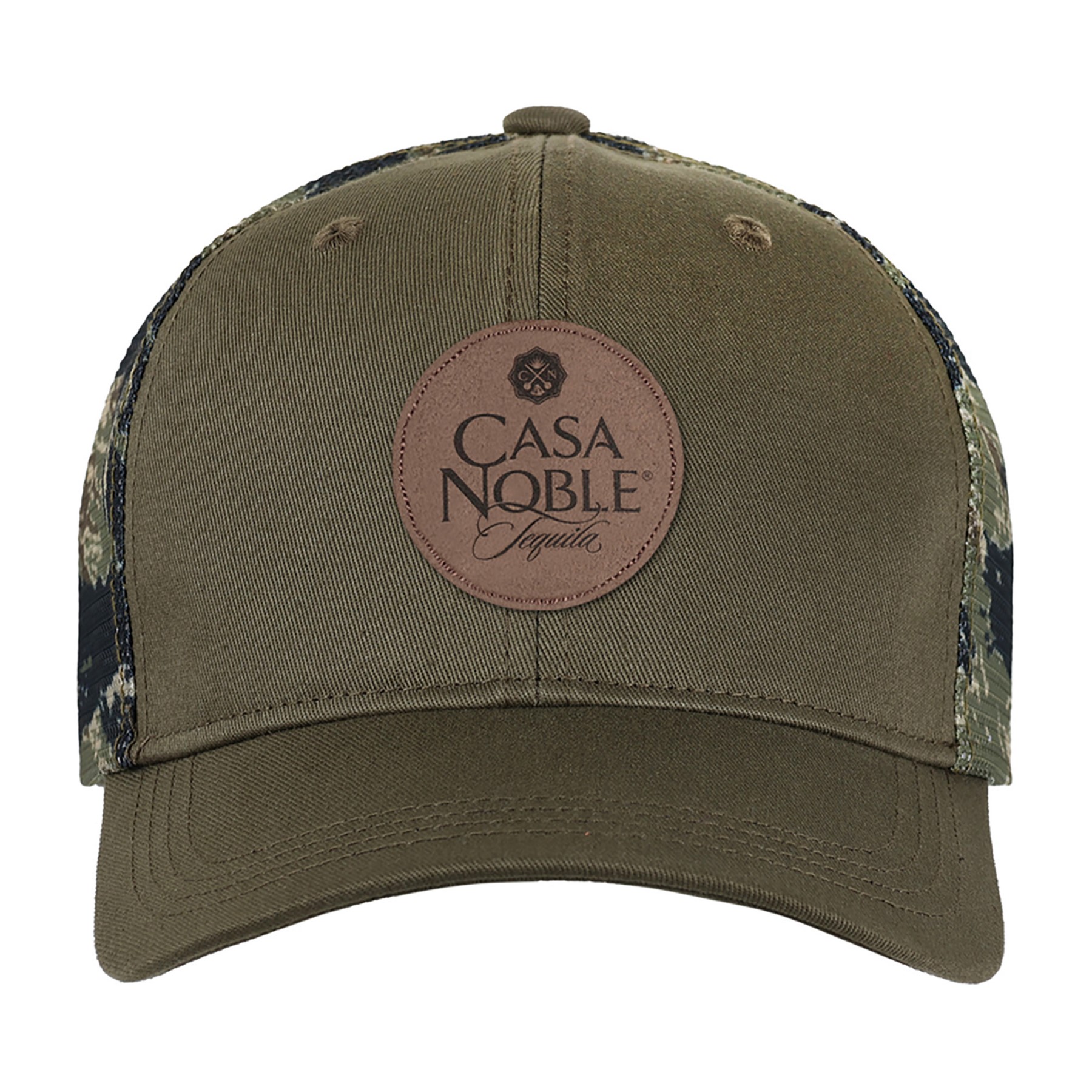 Picture of Ahead Tiger Trucker - Dark Olive-Tiger Print