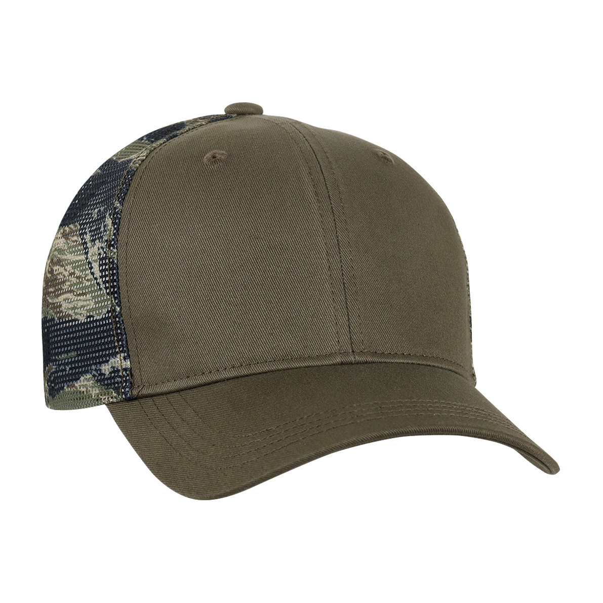 Picture of Ahead Tiger Trucker - Dark Olive-Tiger Print