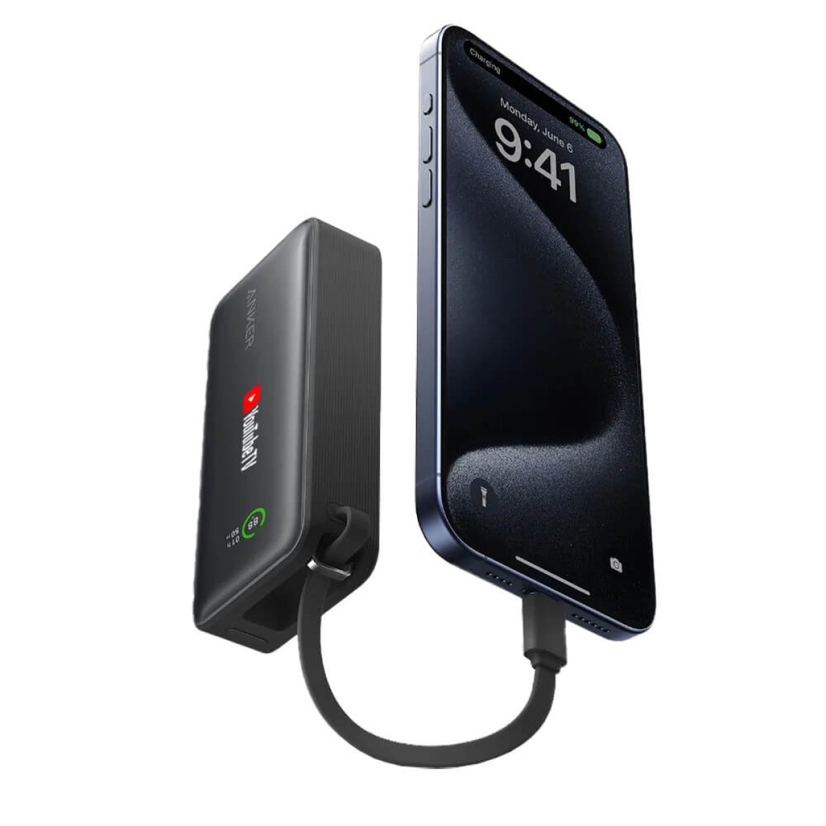 Picture of Anker Nano Power Bank (30W, Built-In USB-C Cable)
