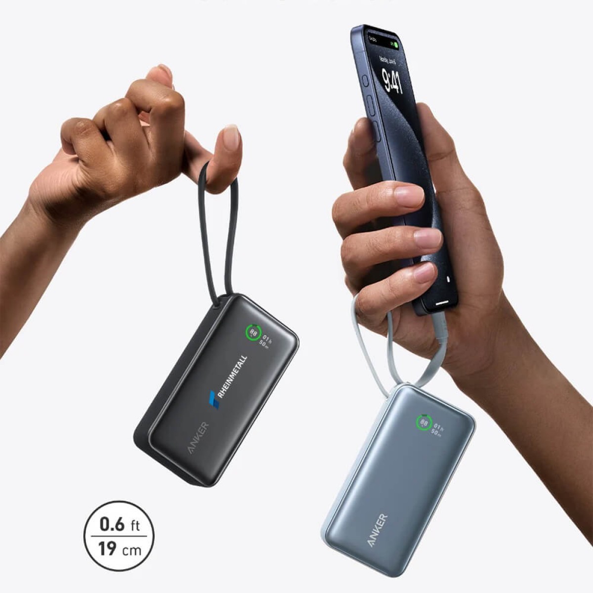 Picture of Anker Nano Power Bank (30W, Built-In USB-C Cable)