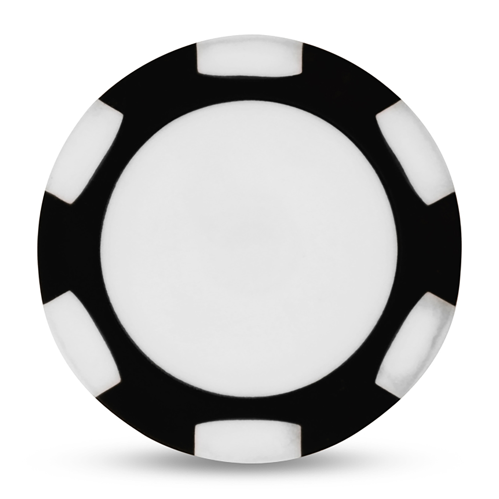 Picture of Ahead Poker Chip with Ball Marker - Black-White