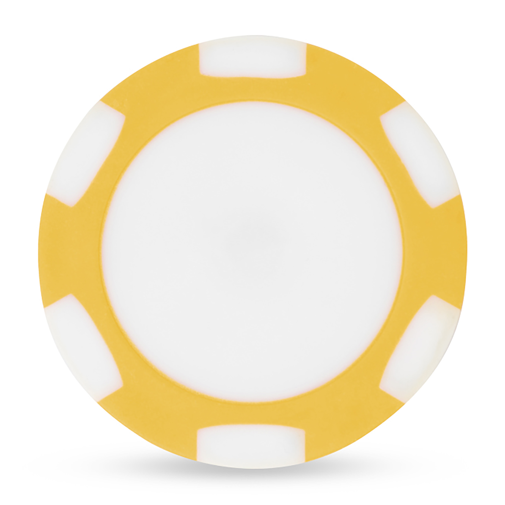 Picture of Ahead Poker Chip with Ball Marker - Yellow-White