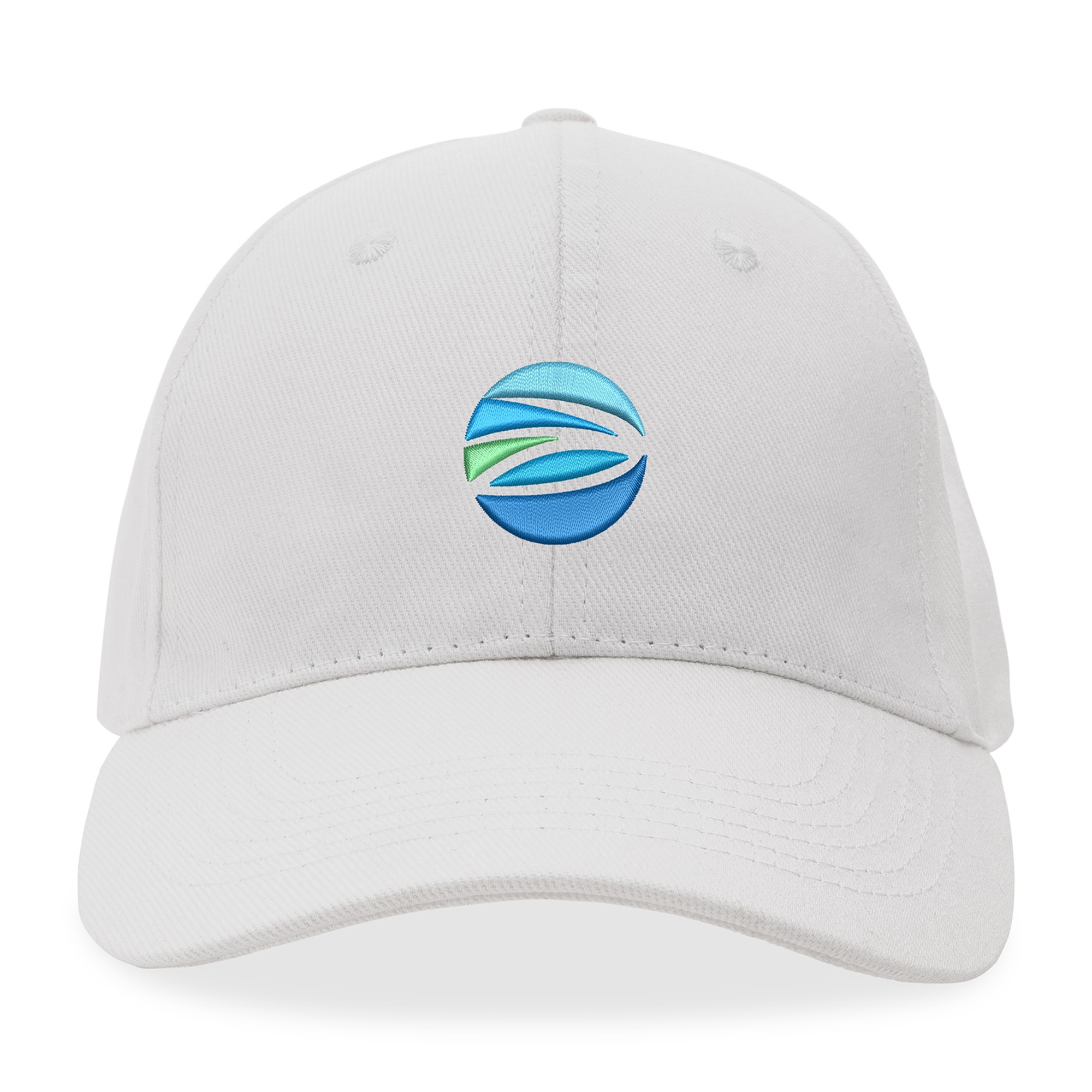 Picture of Impact 6 Panel 280gr Recycled Cotton Cap - AWARE - White