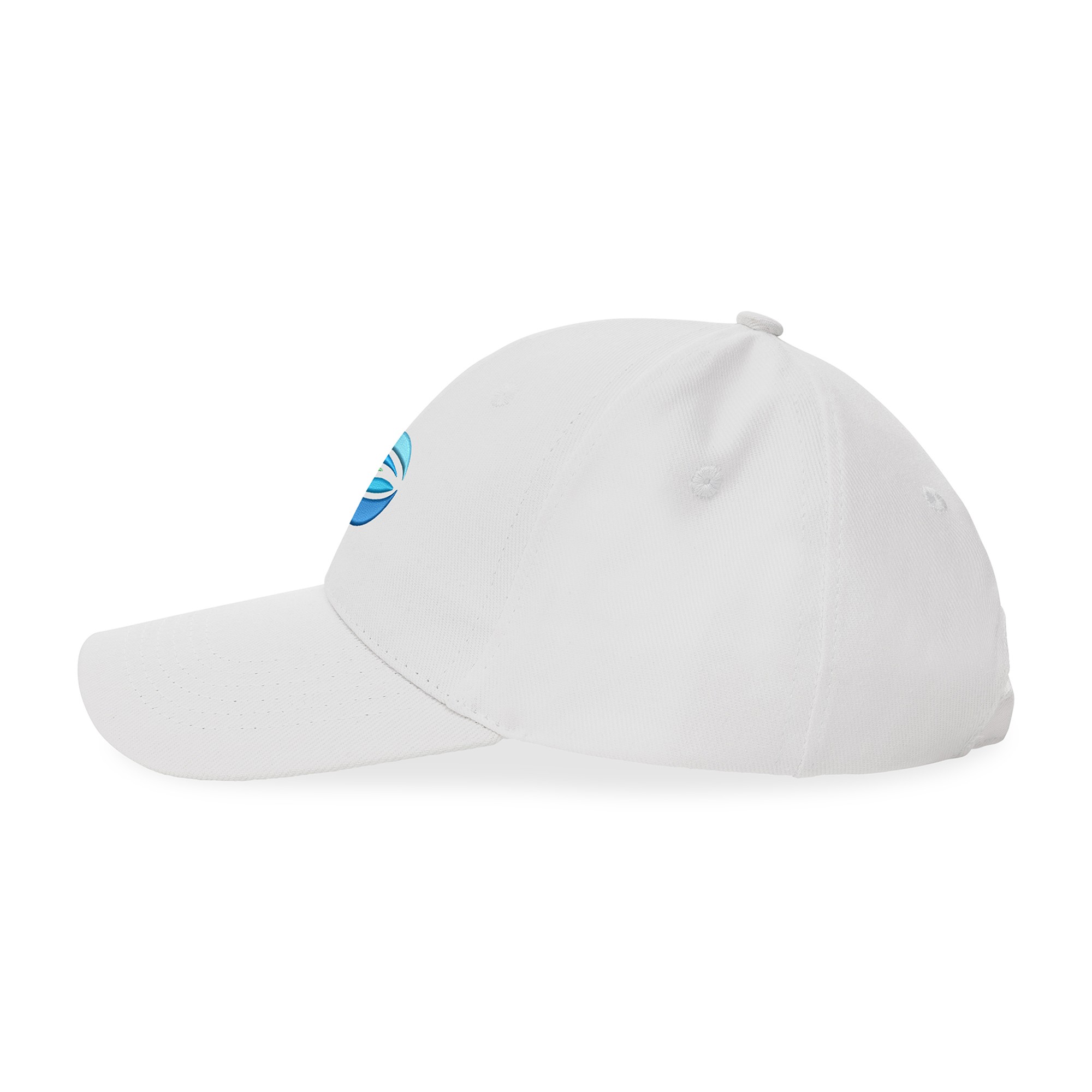 Picture of Impact 6 Panel 280gr Recycled Cotton Cap - AWARE - White
