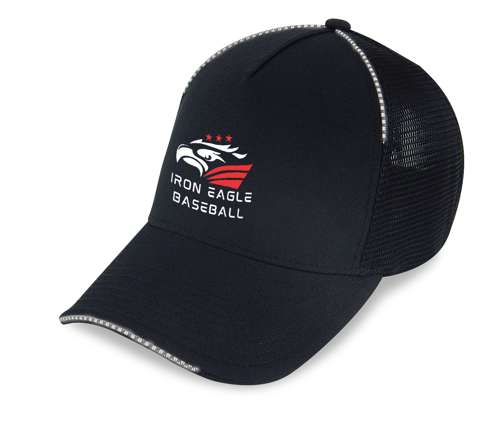 Picture of Merrimack Hat Co. Active 5-Panel Performance Hat - Black