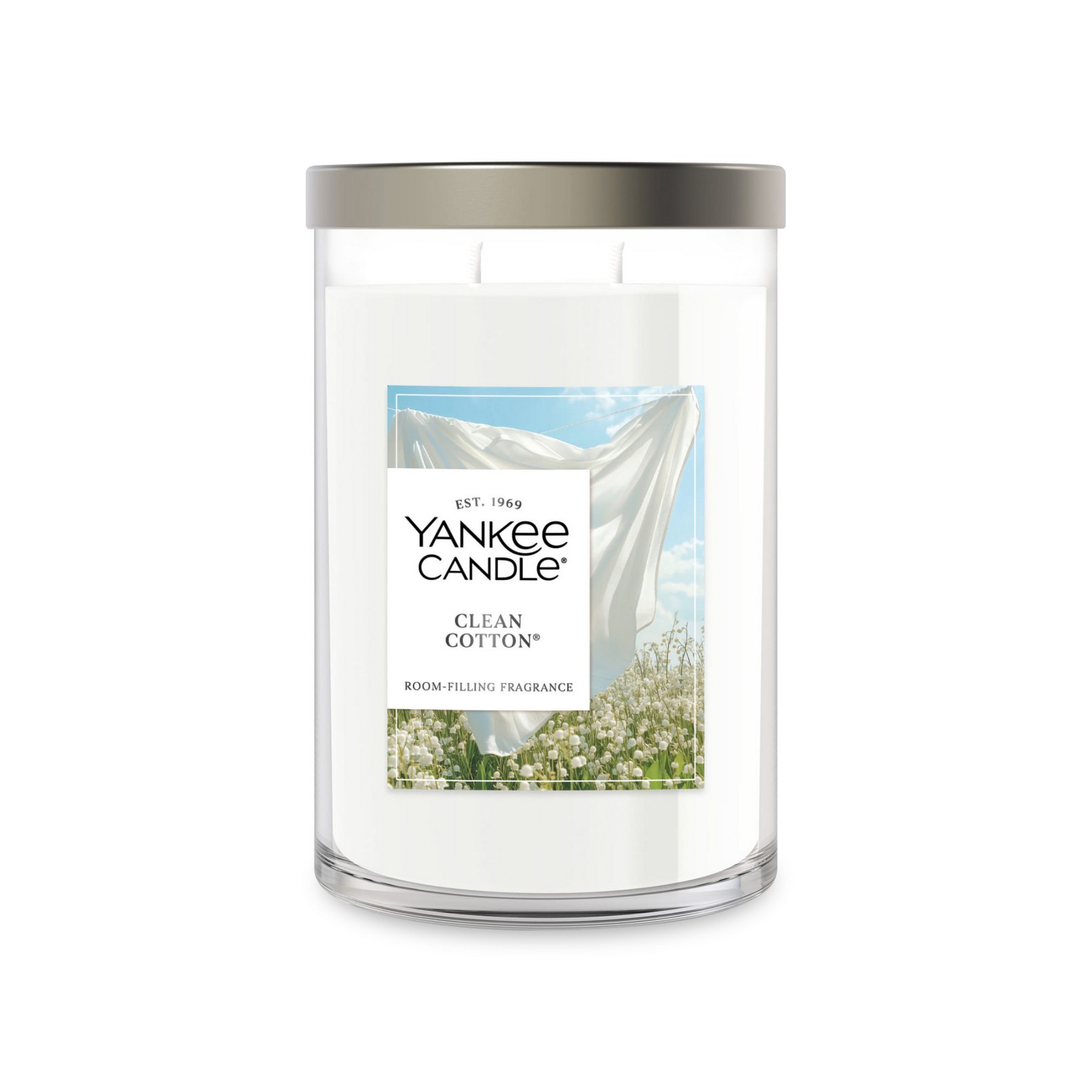 Picture of Yankee Candle Large Tumbler Candle - Clean Cotton