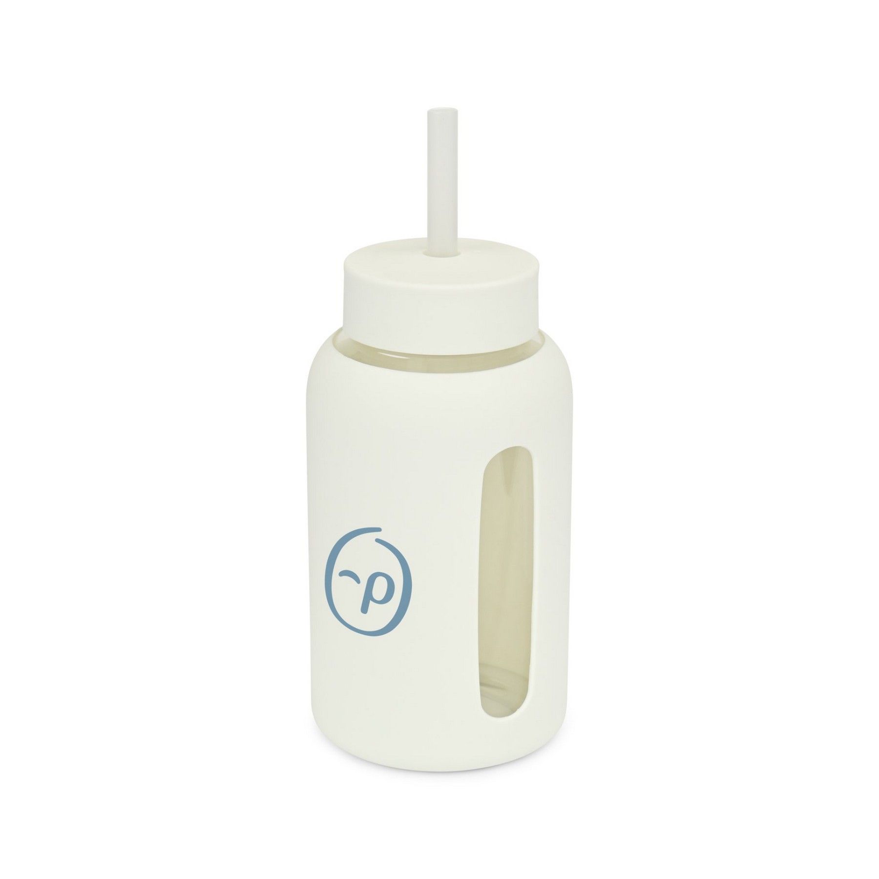 Picture of Axis Glass Straw Bottle - 21 Oz. - Marshmallow