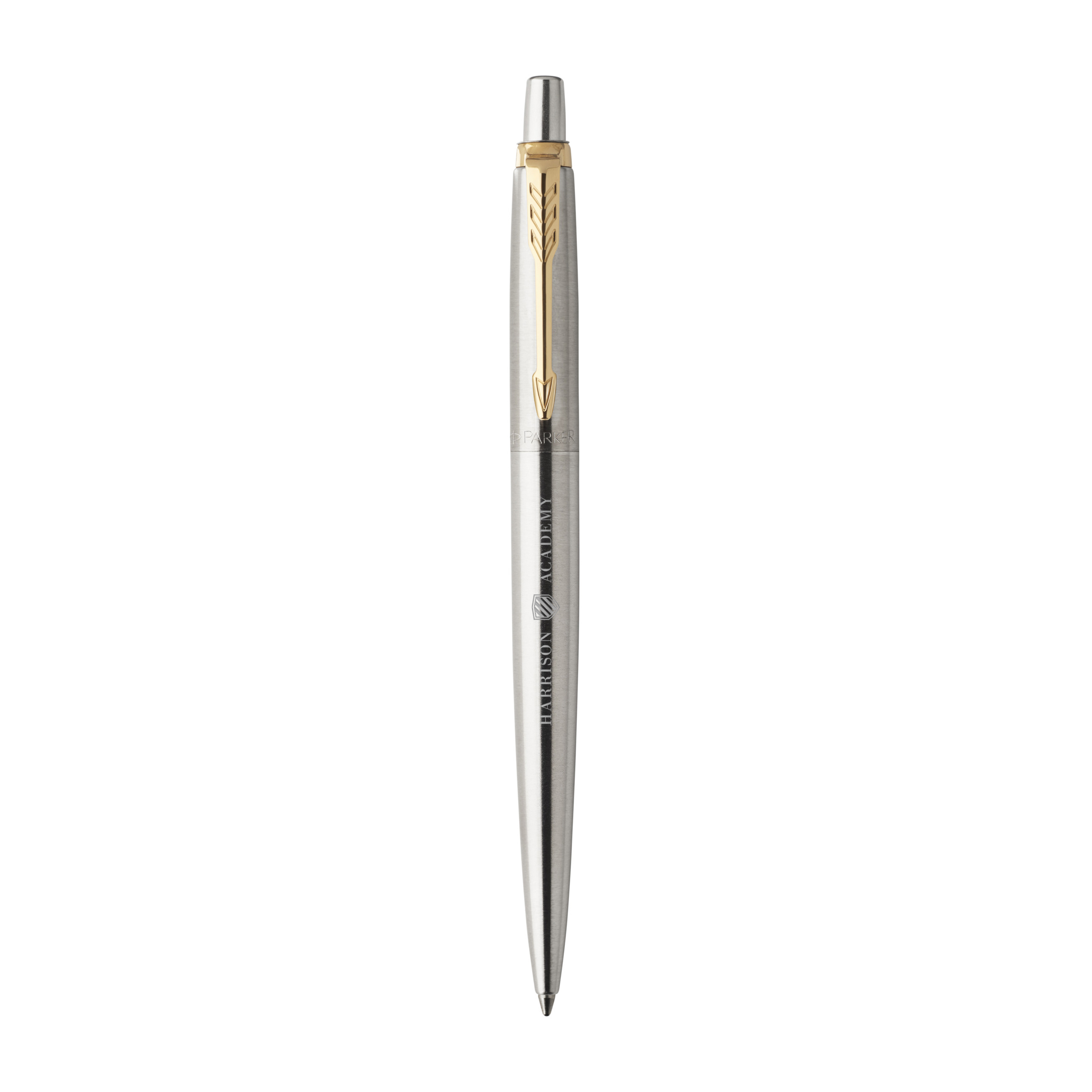 Picture of Parker Jotter London Stainless Steel Ballpoint - Stainless Steel-Gold Trim