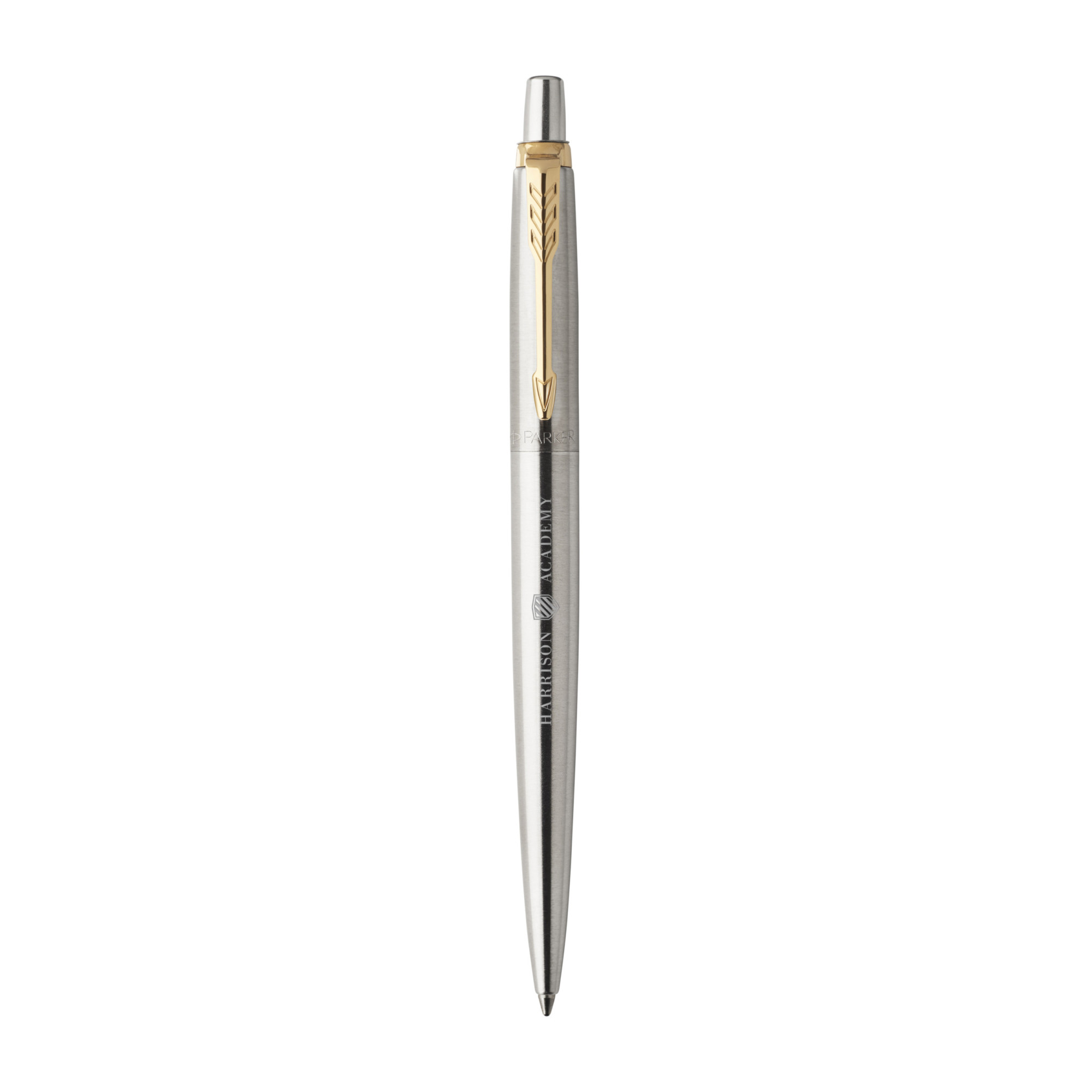 Picture of Parker Jotter London Stainless Steel Ballpoint - Stainless Steel-Gold Trim
