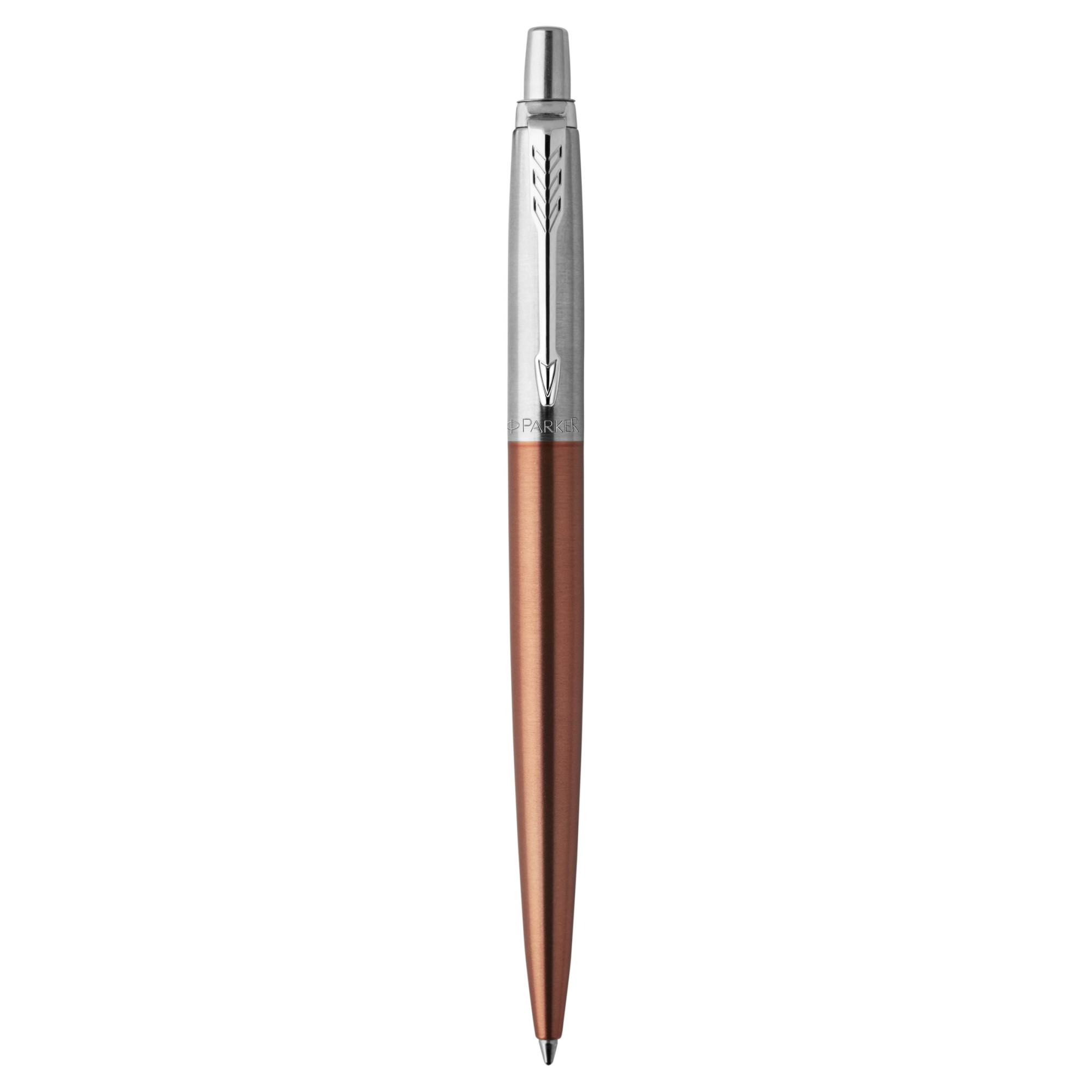 Picture of Parker Jotter London Stainless Steel Ballpoint - Chelsea Orange - Chrome Trim