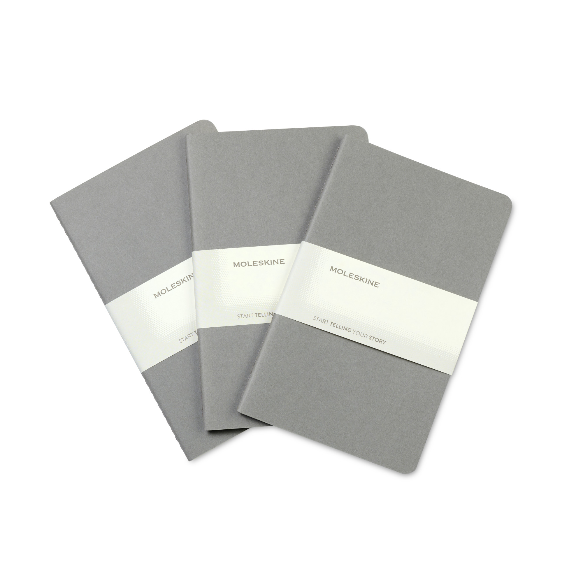 Picture of Moleskine Large Cahier 3-Pack - Pebble Grey