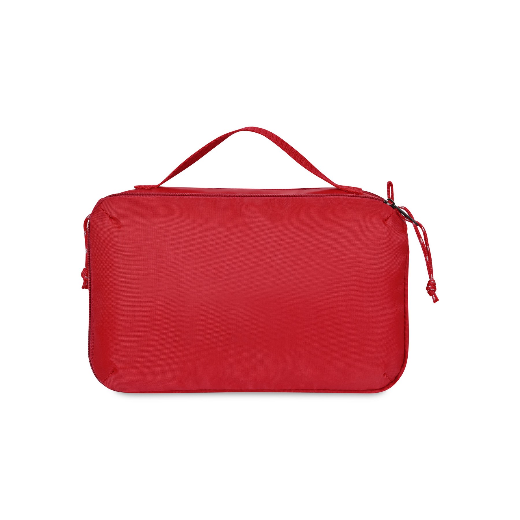 Picture of Parker Recycled rPET Dual Zippered Pouch - Red