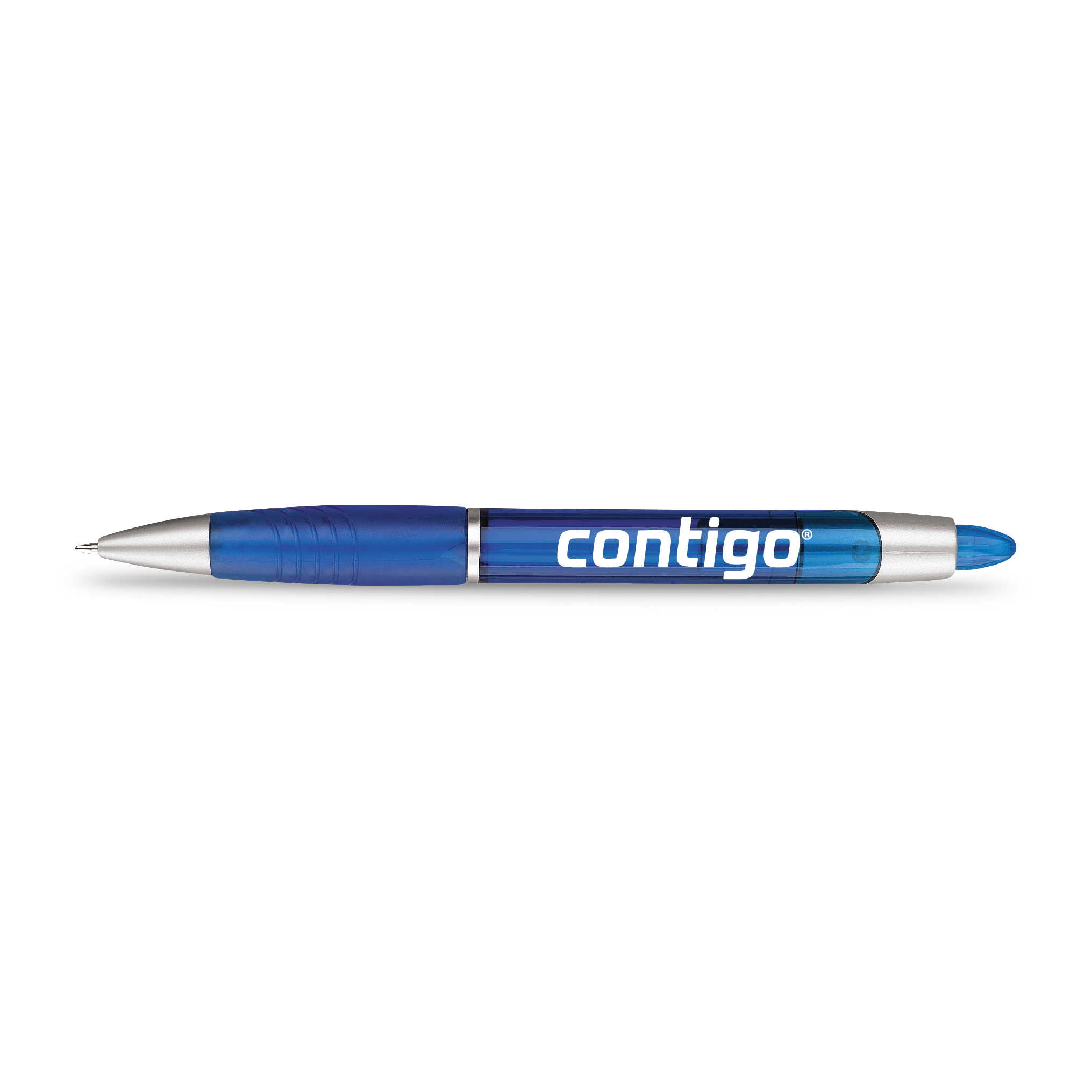 Picture of Paper Mate Element Translucent Barrel - Blue Ink - Bright Blue