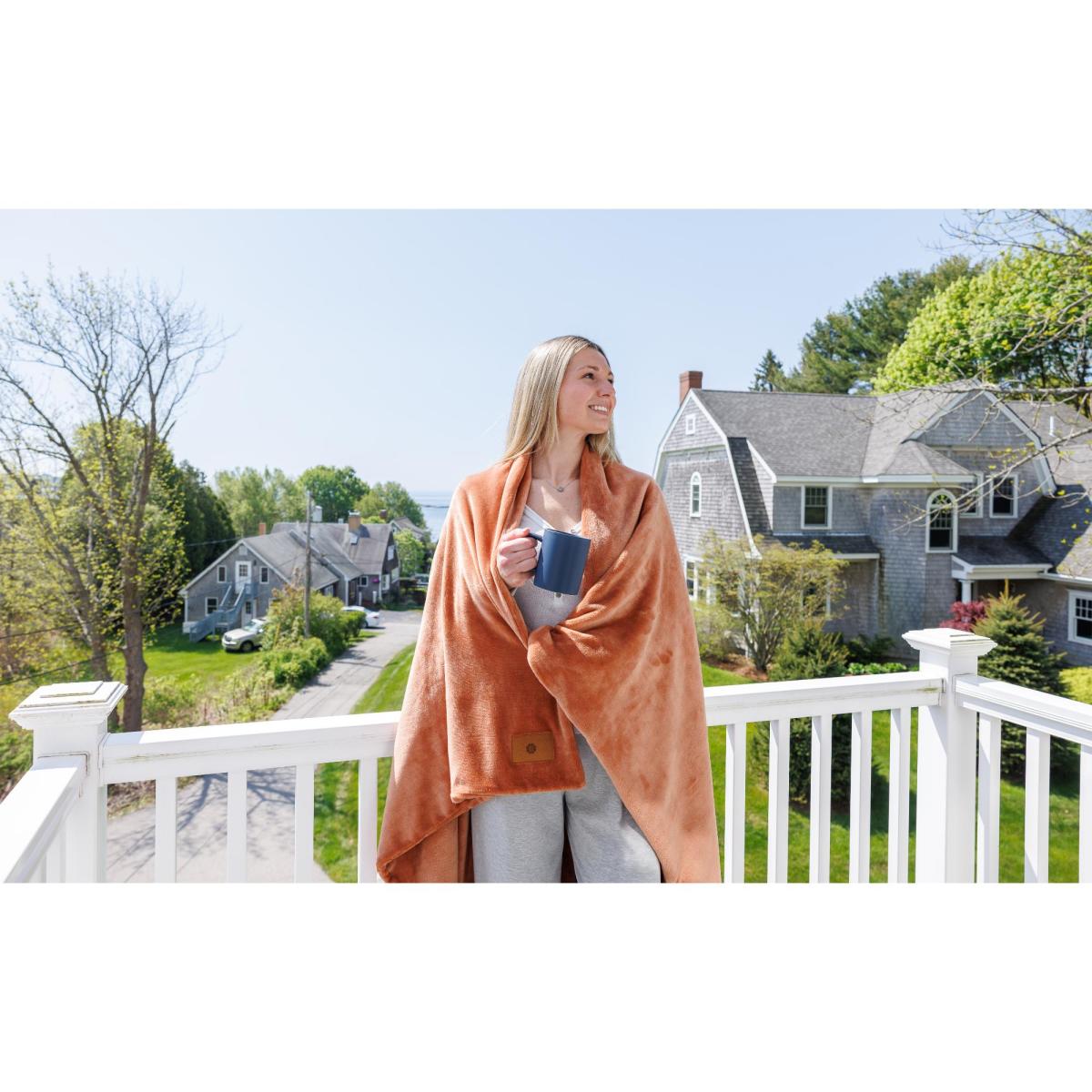 Picture of Mink Ever Soft Throw Blanket - Canyon Clay