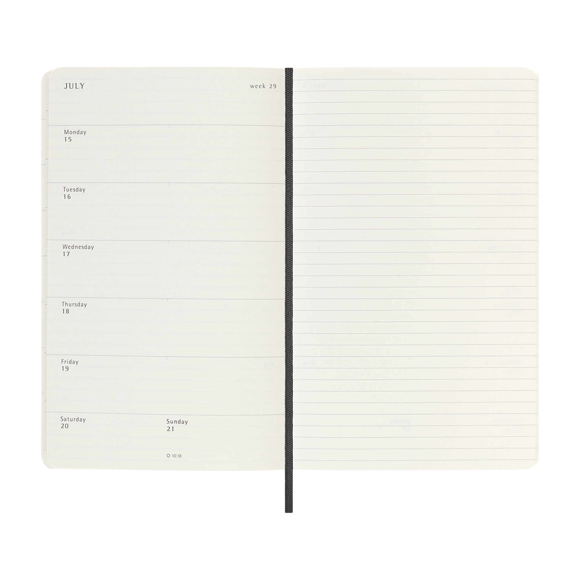 Picture of Moleskine® Soft Cover Large 12-Month Weekly 2026 Planner - Black