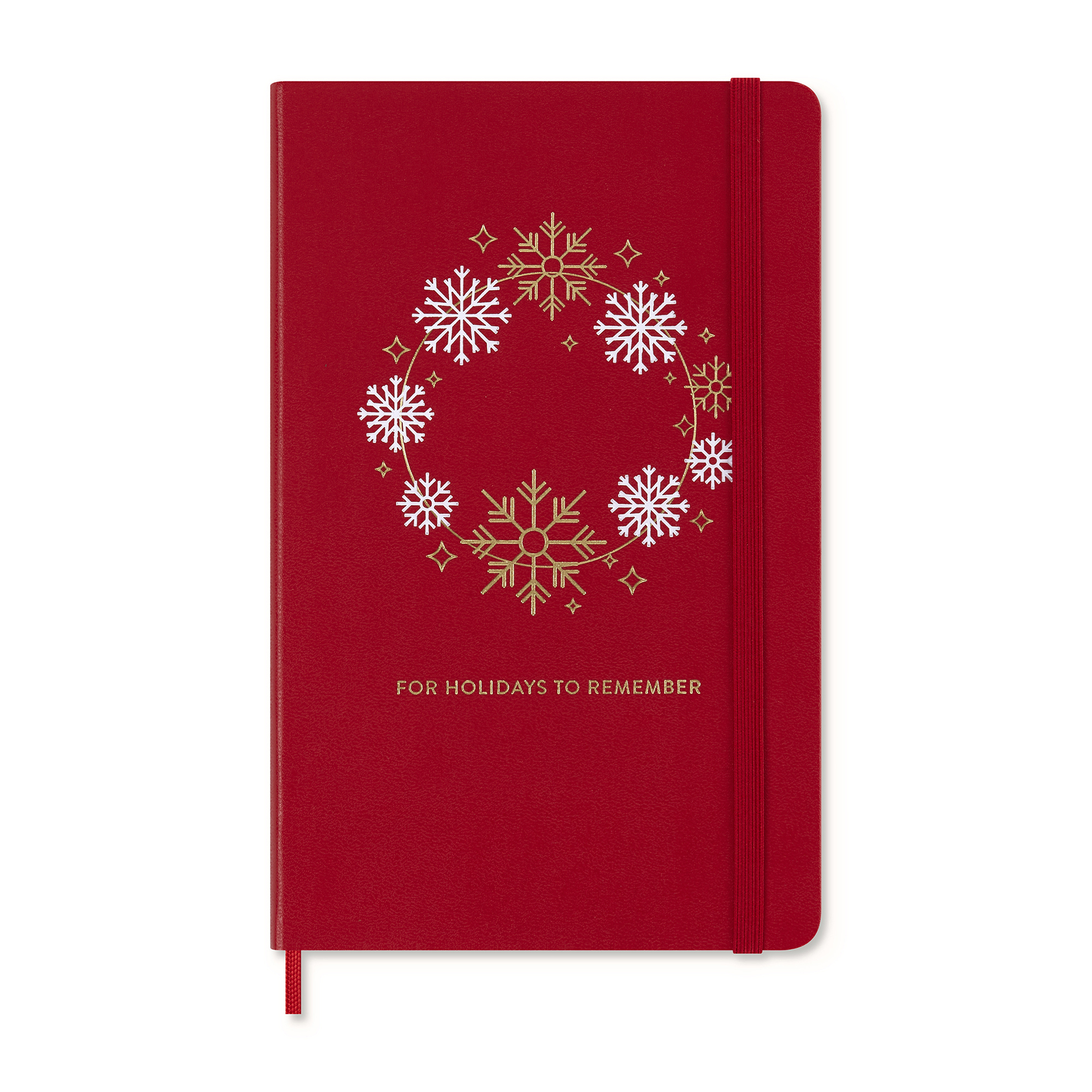 Picture of Moleskine® Hard Cover Holiday Notebook and Kaweco Pen Gift Set - Scarlet Red
