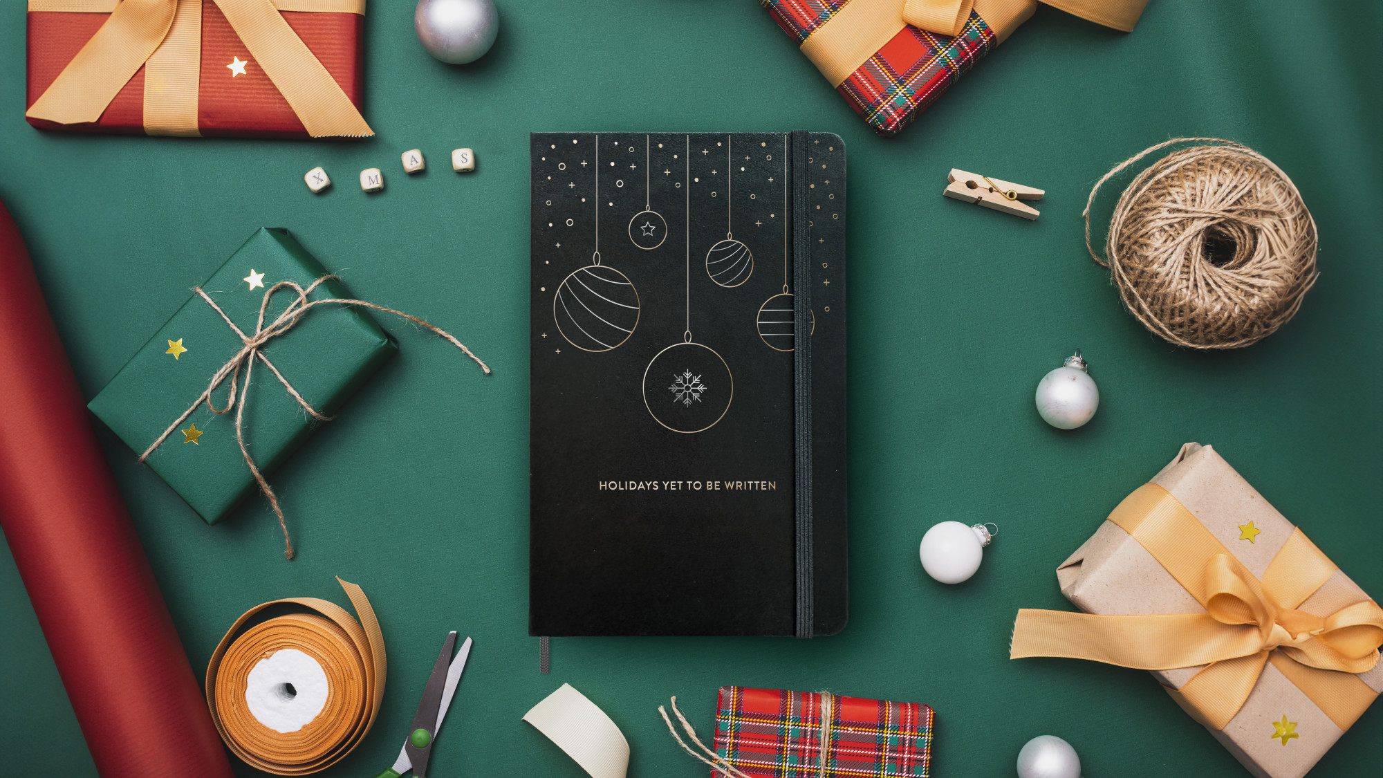 Picture of Moleskine® Hard Cover Holiday Notebook Gift Set - Black