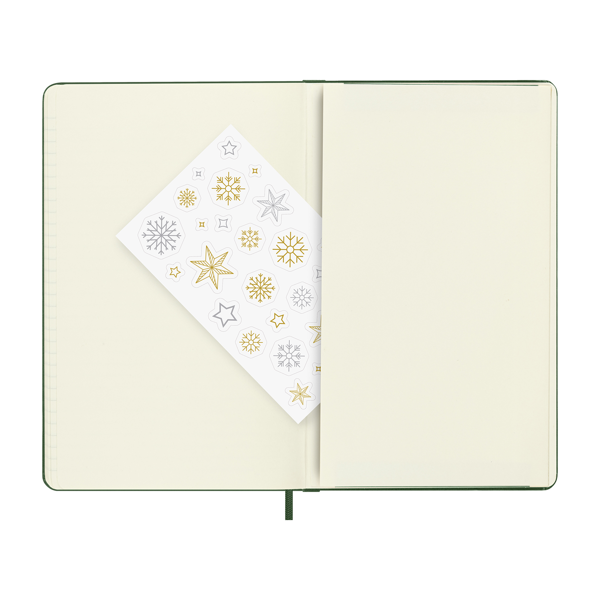 Picture of Moleskine® Hard Cover Holiday Notebook Gift Set - Myrtle Green