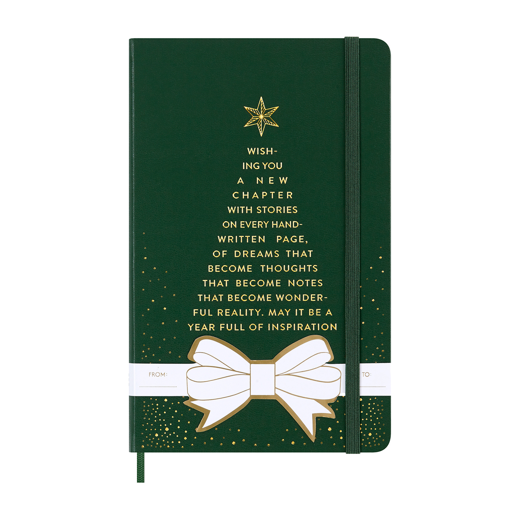 Picture of Moleskine® Hard Cover Holiday Notebook Gift Set - Myrtle Green