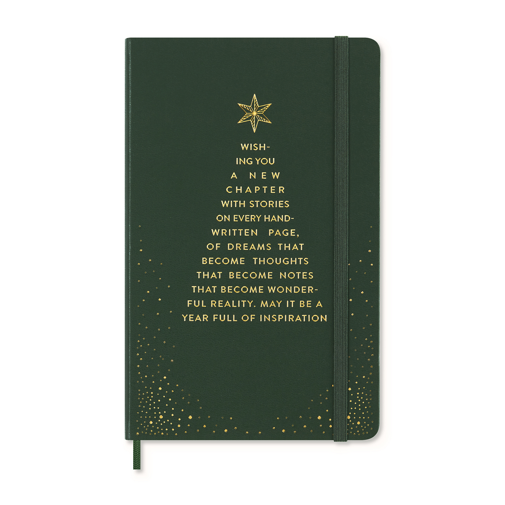 Picture of Moleskine® Hard Cover Holiday Notebook Gift Set - Myrtle Green