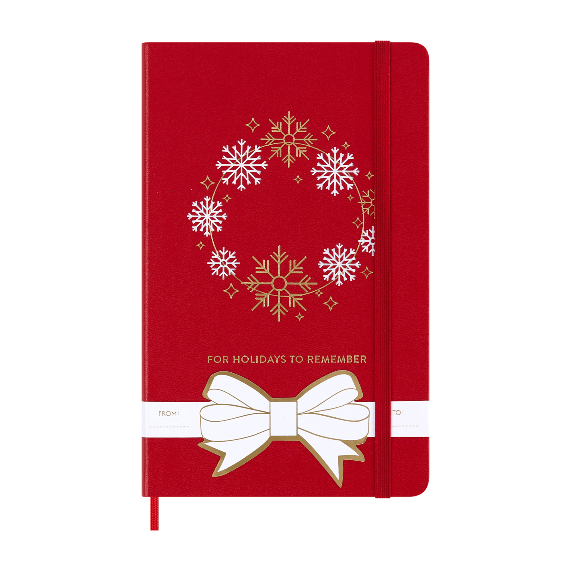 Picture of Moleskine® Hard Cover Holiday Notebook Gift Set - Scarlet Red