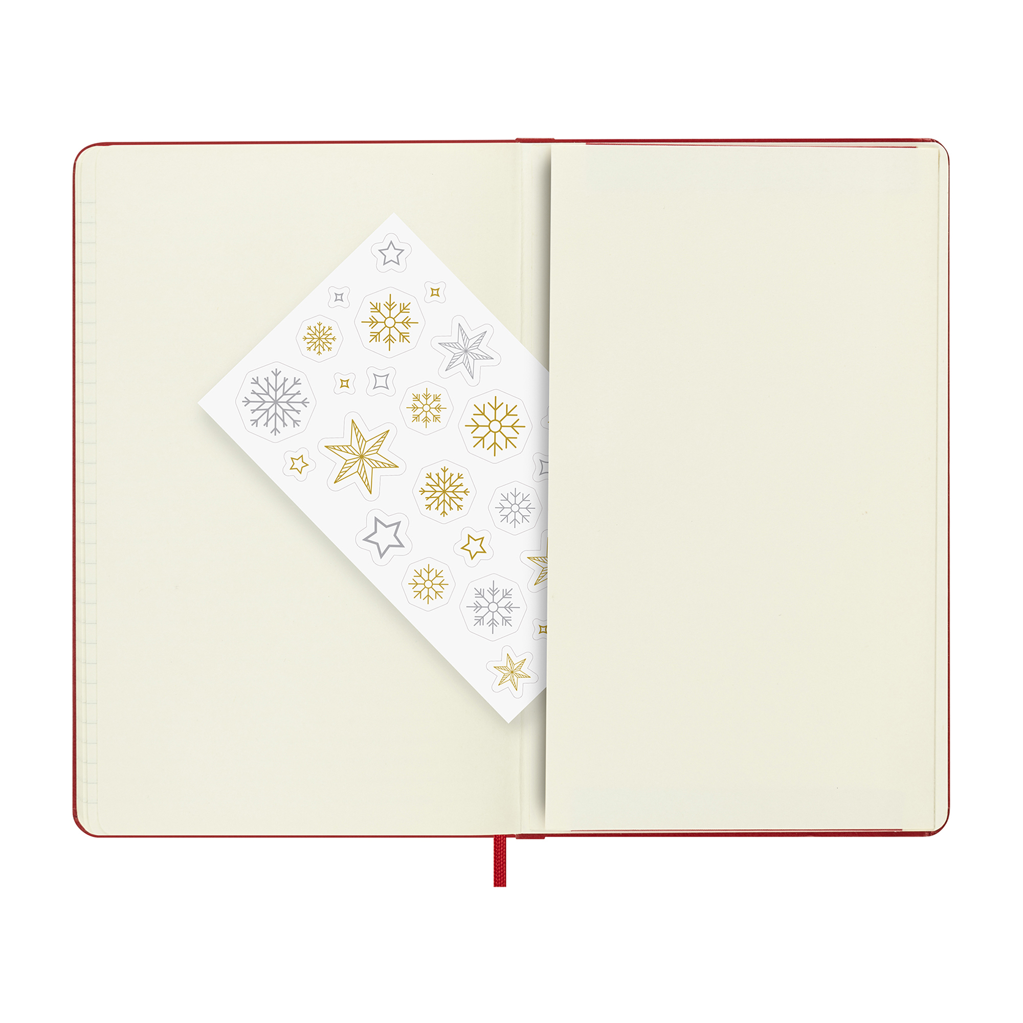 Picture of Moleskine® Hard Cover Holiday Notebook Gift Set - Scarlet Red