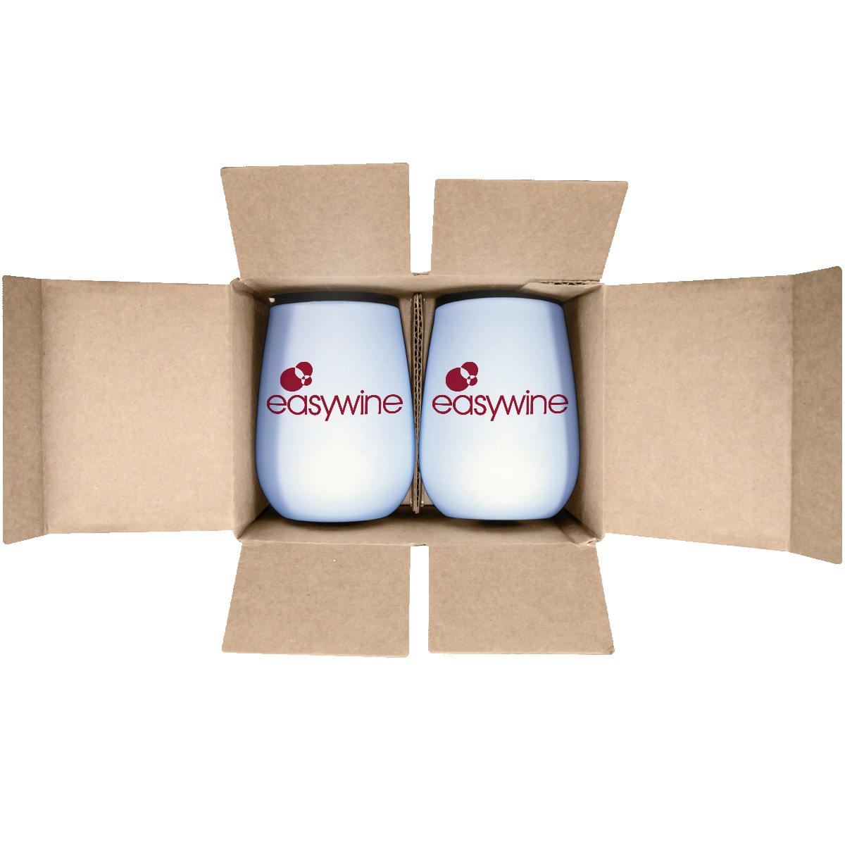 Picture of 12 oz. Recycled Stainless Wine Glass - Gift Set