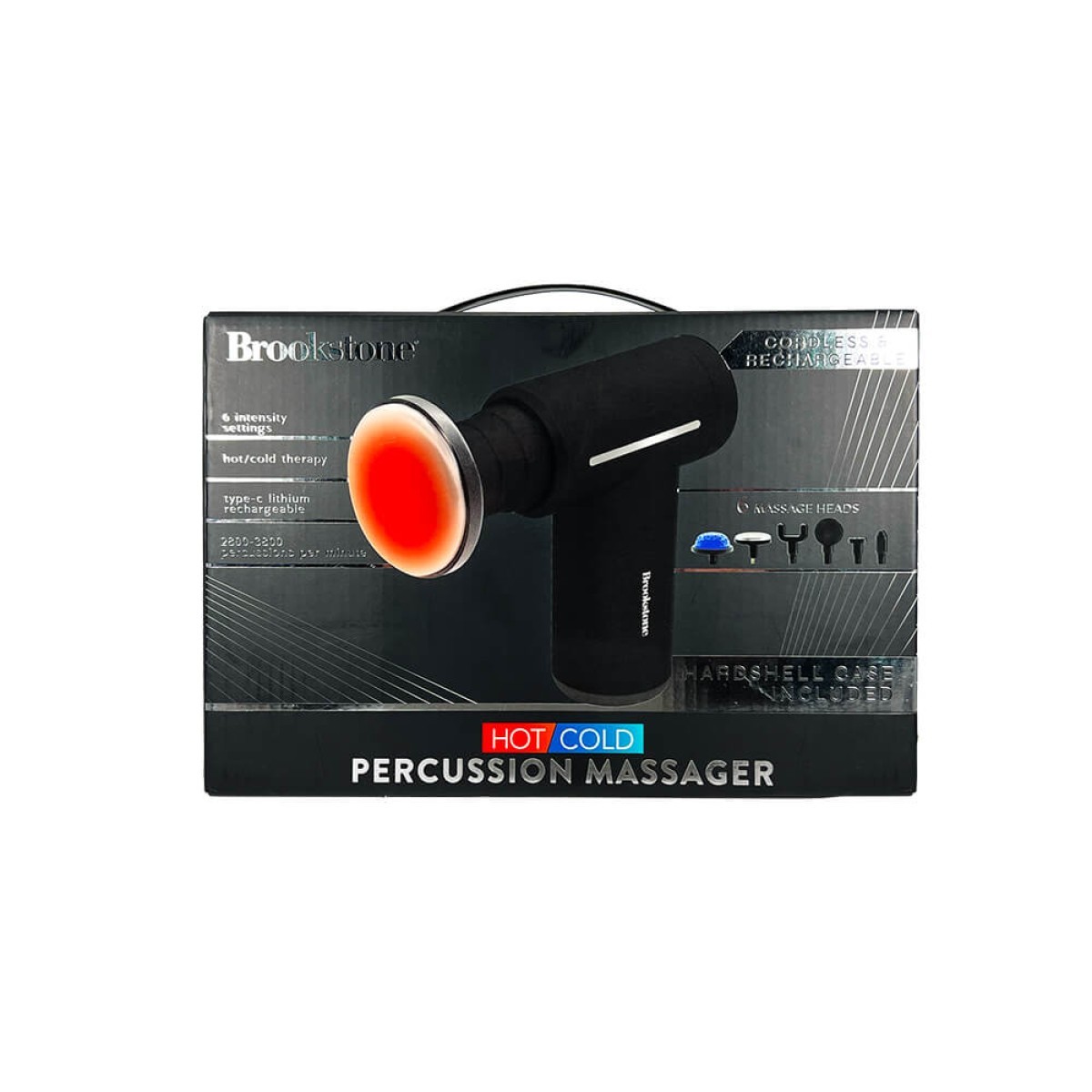 Picture of Brookstone Wireless Deep Tissue Percussion Massager