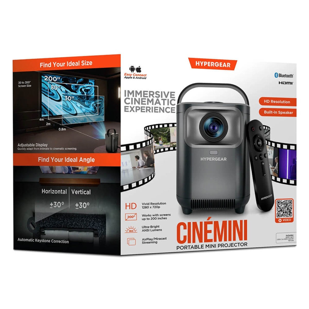 Picture of HyperGear CineMini Portable Mini Projector