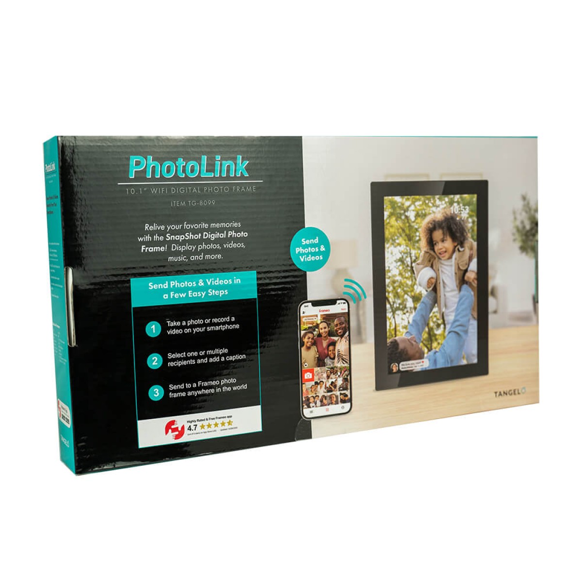 Picture of Tangelo Linkview 10.1" Wifi Digital Photo Frame