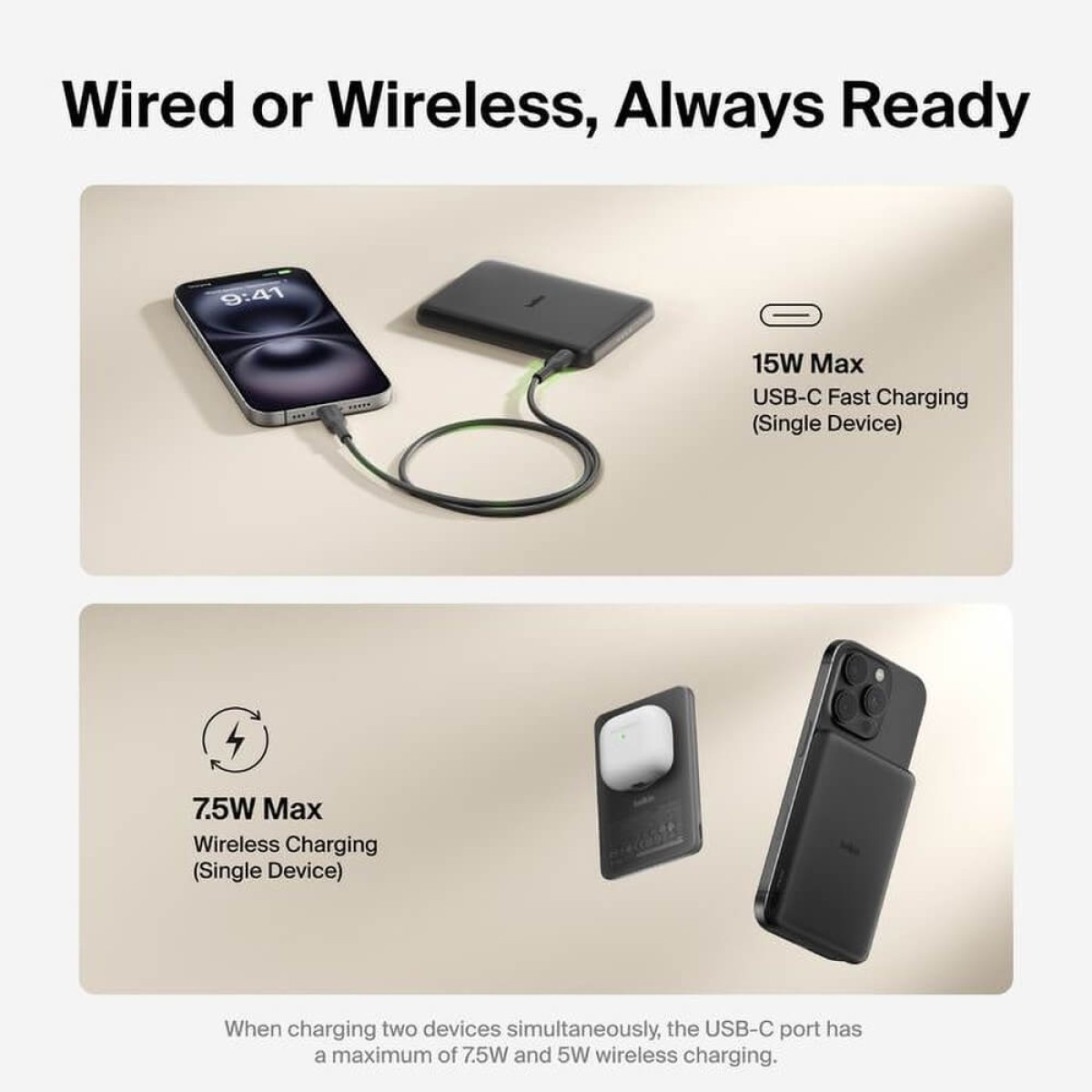 Picture of Belkin Slim Magnetic Power Bank 5K