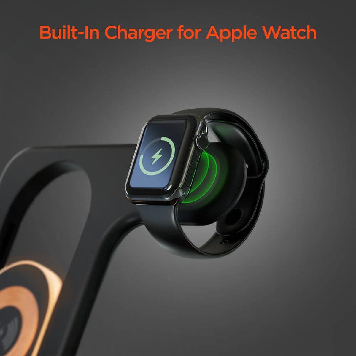 Picture of HyperGear PowerFold X-Ray 4-in-1 Foldable Wireless Charging Stand with 15W Wireless Fast Charge