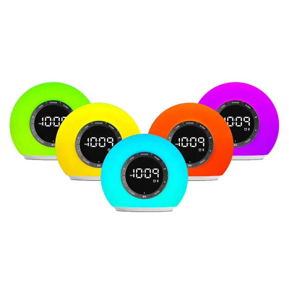 Picture of IHome Sunrise Alarm Clock Radio with Bluetooth Speaker and Color Changing Lamp