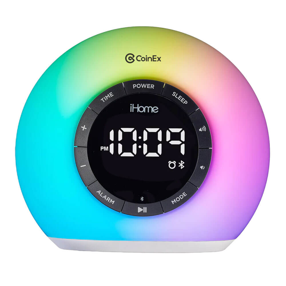 Picture of IHome Sunrise Alarm Clock Radio with Bluetooth Speaker and Color Changing Lamp