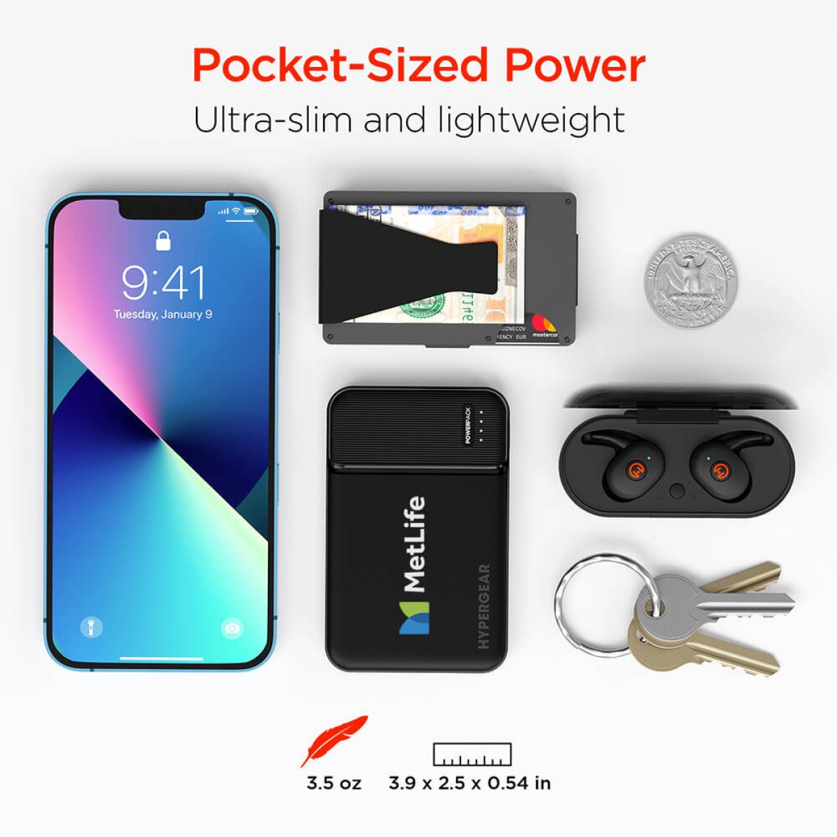Picture of HyperGear PowerPack Mini 20W PD Power Bank 5K - 5000mAh