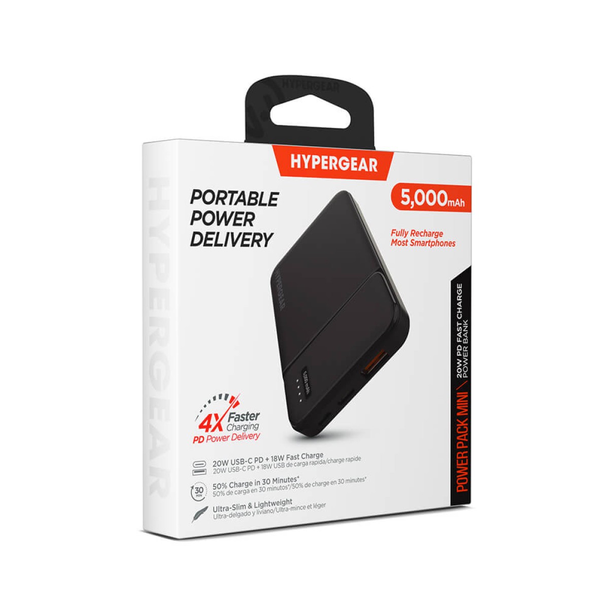Picture of HyperGear PowerPack Mini 20W PD Power Bank 5K - 5000mAh
